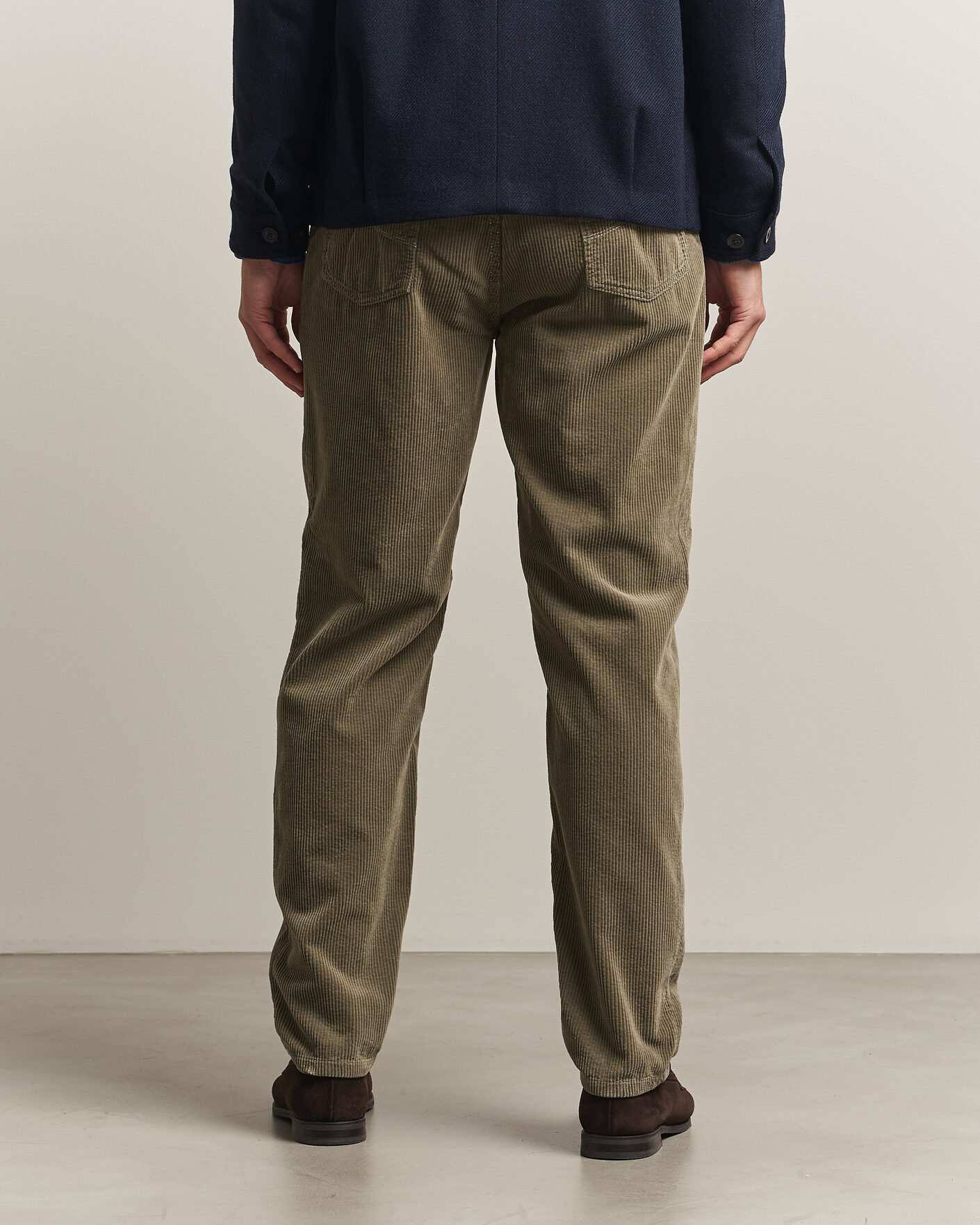 Herren | Hosen | Brunello Cucinelli | Leisure Fit Corduroy 5-Pocket Pants Olive
