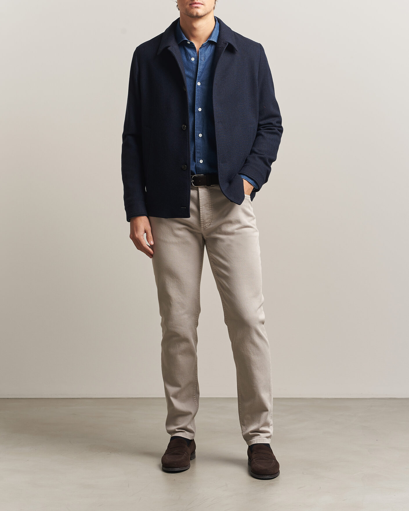 Herren | Hosen | Brunello Cucinelli | Slim Fit Bull Denim Pants Beige