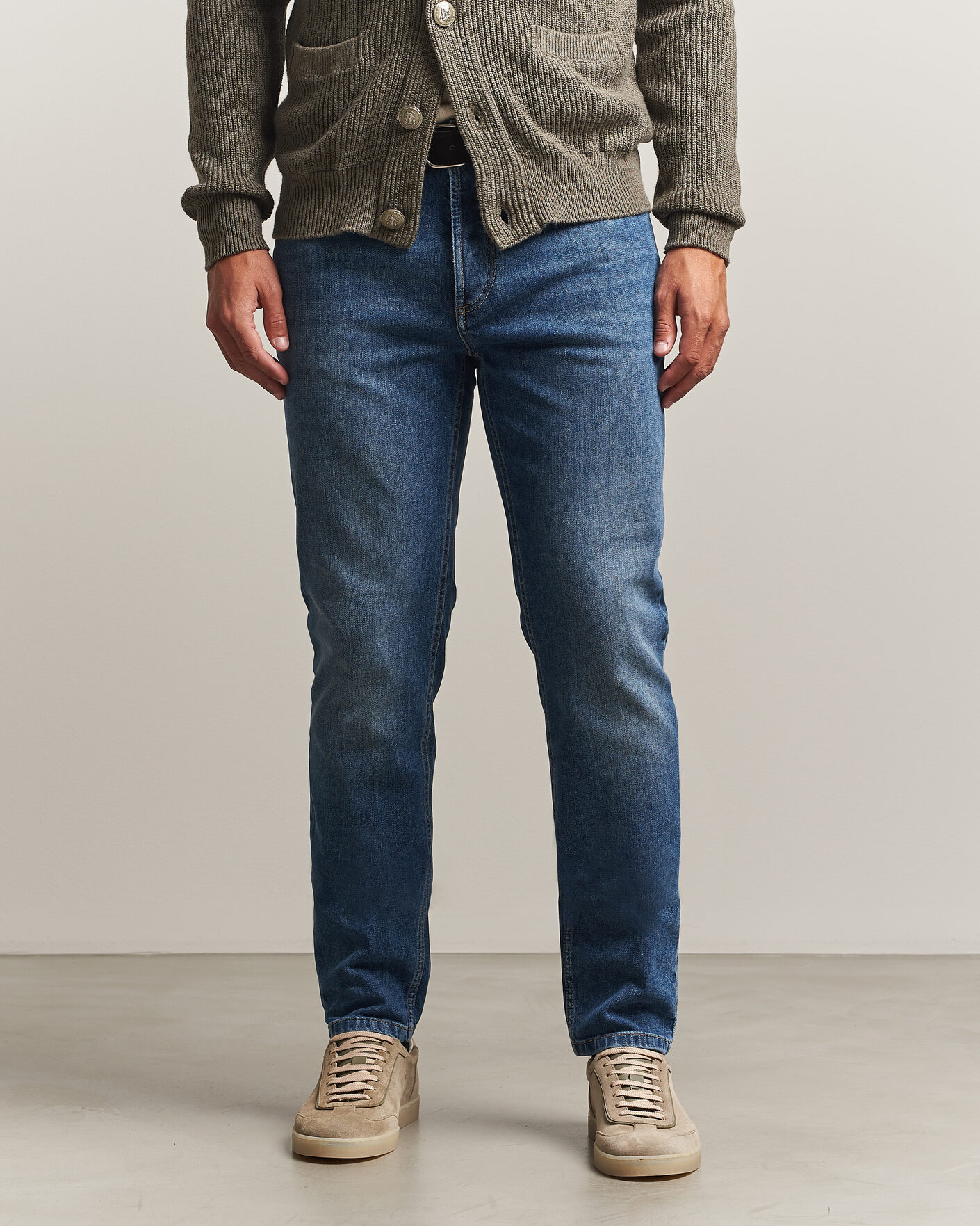 Herren | Hosen | Brunello Cucinelli | Traditional Fit Jeans Medium Wash