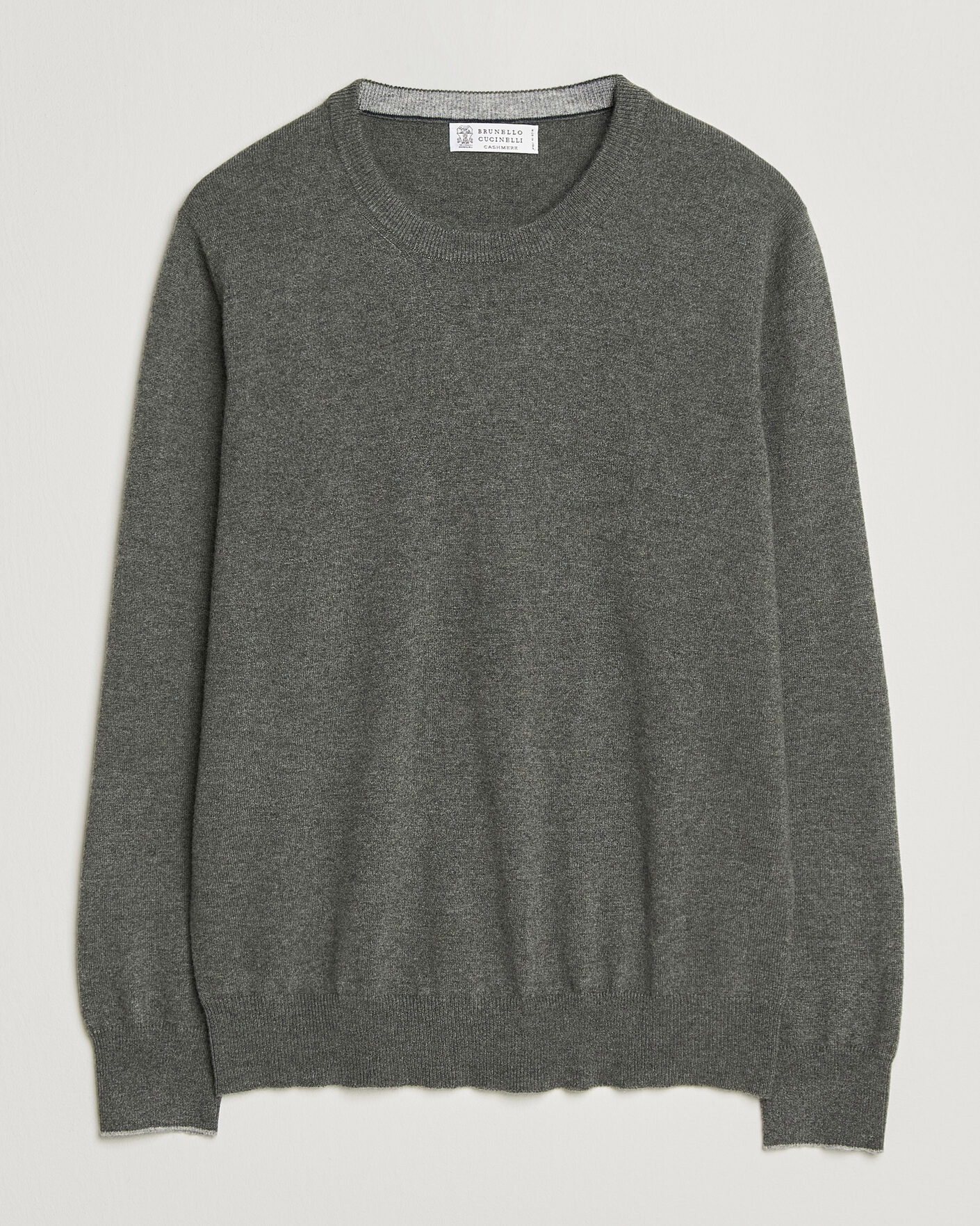 Herren | Pullover | Brunello Cucinelli | 2 Ply Cashmere Pullover Forest Green
