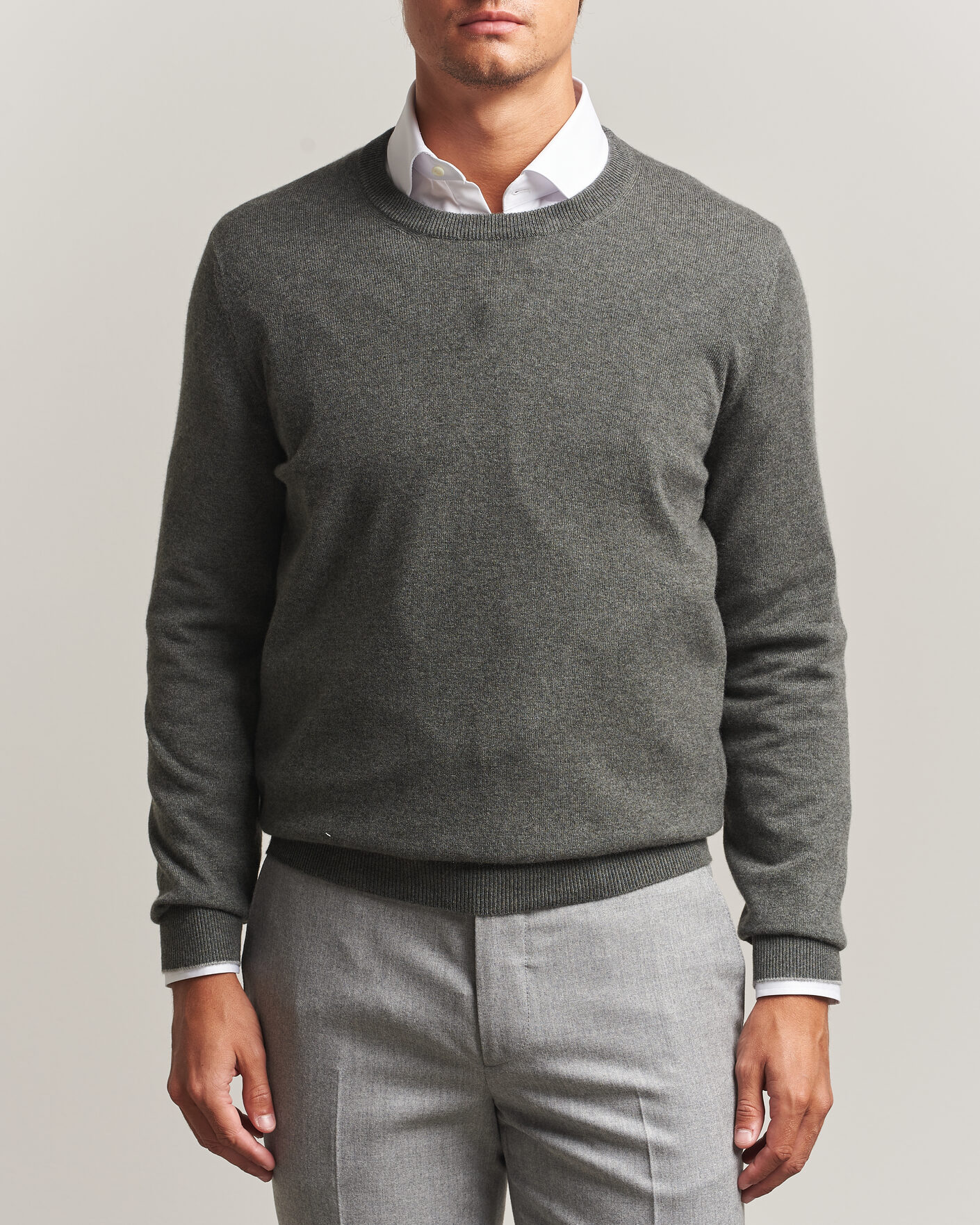 Herren | Pullover | Brunello Cucinelli | 2 Ply Cashmere Pullover Forest Green