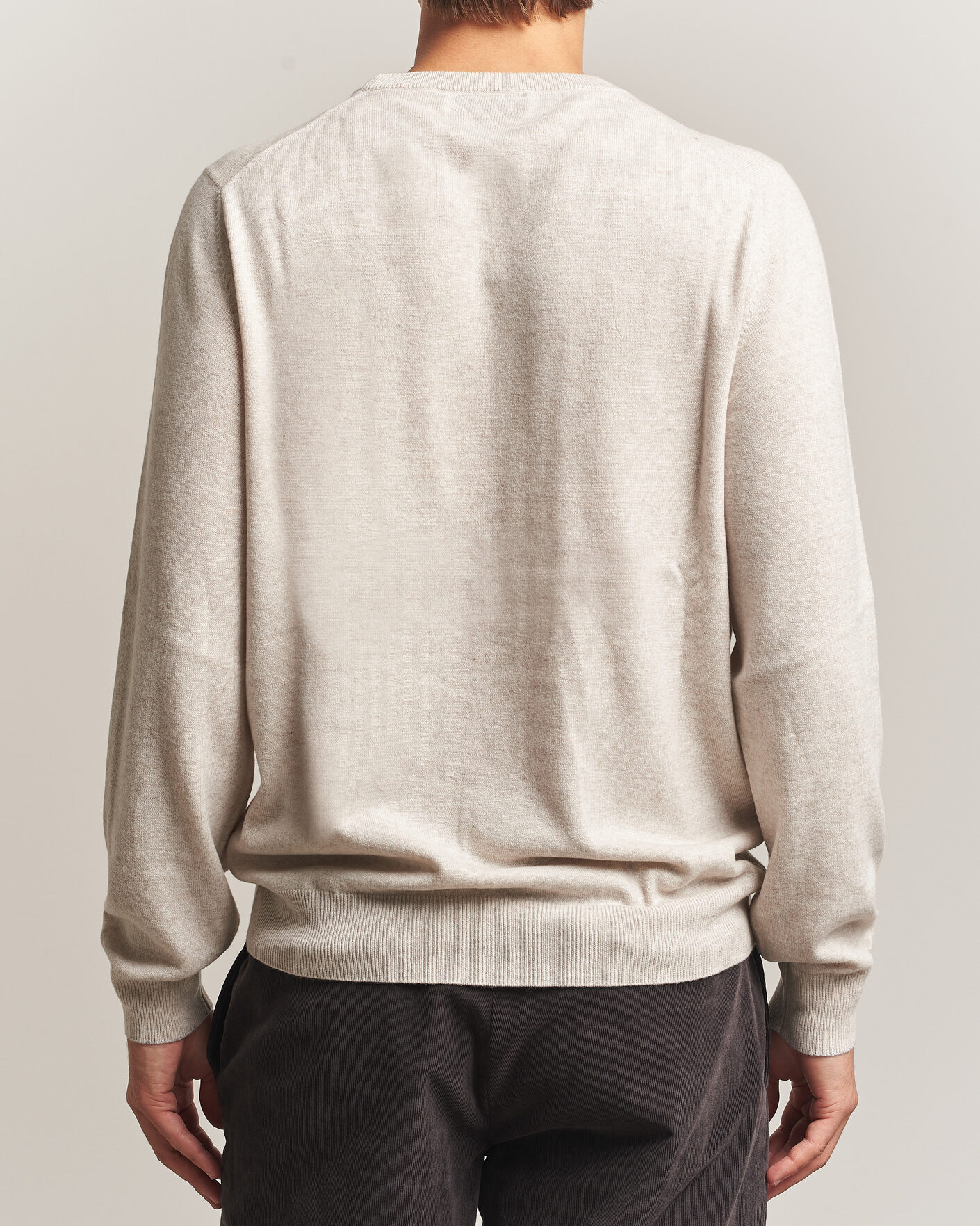 Herren | Pullover | Brunello Cucinelli | 2 Ply Cashmere Pullover Oyster