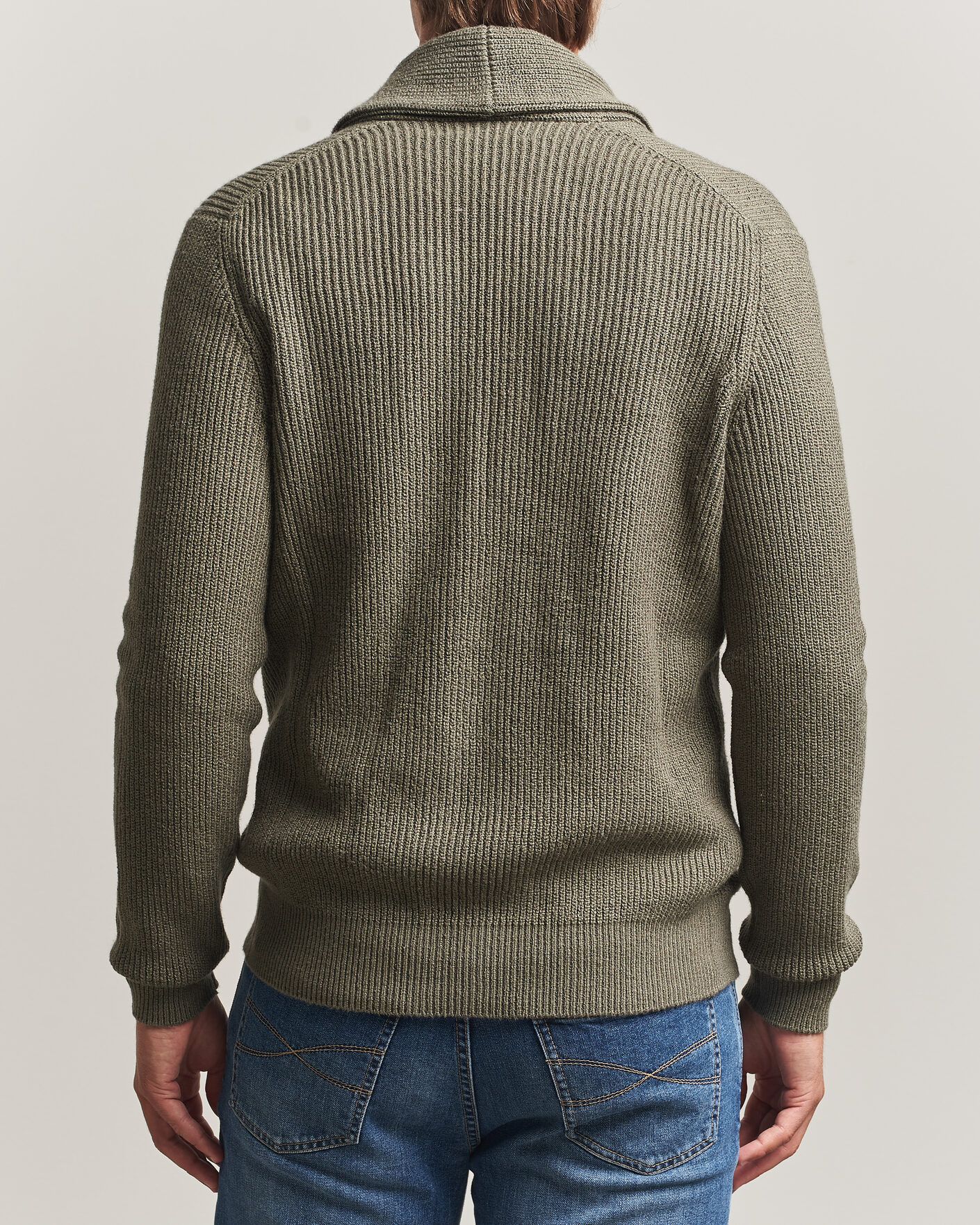 Herren | Pullover | Brunello Cucinelli | Shawl Collar Cardigan Forest Green