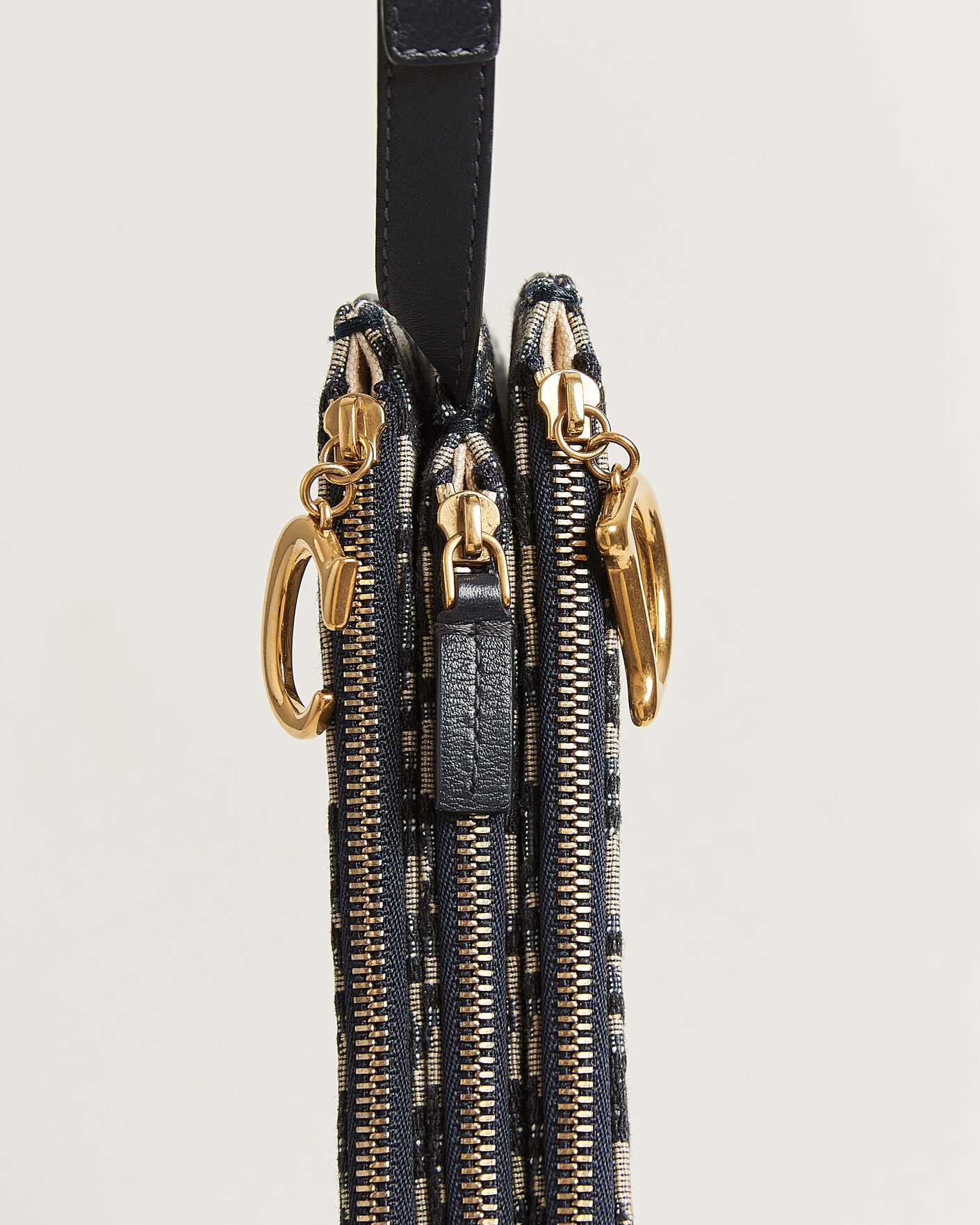 Herren | Pre-Owned & Vintage Bags | Dior Pre-Owned | Saddle Oblique Rodeo Trio Pouch Blue