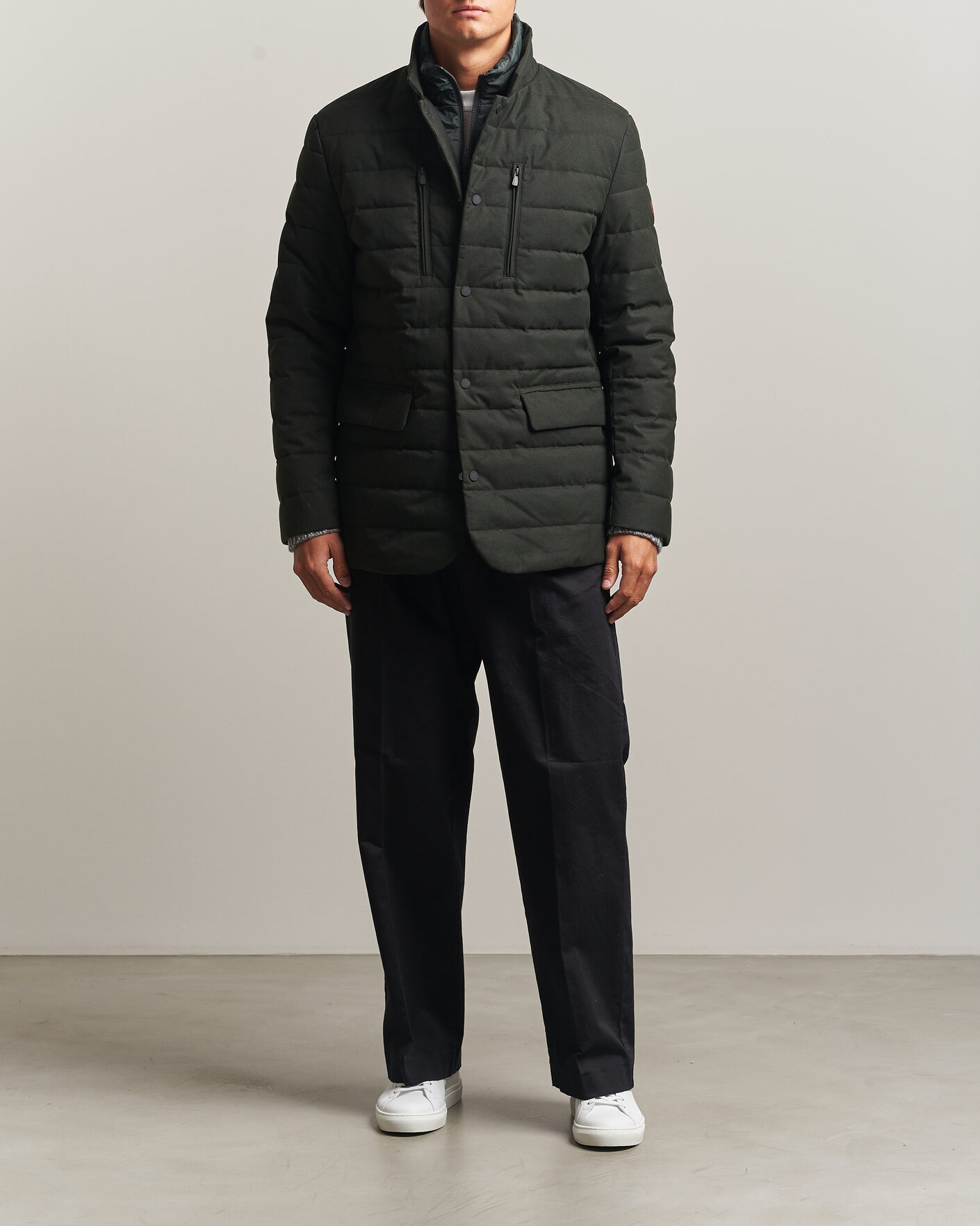 Herren | Jacken | Save The Duck | Felipe Padded Flannel Jacket Green Black