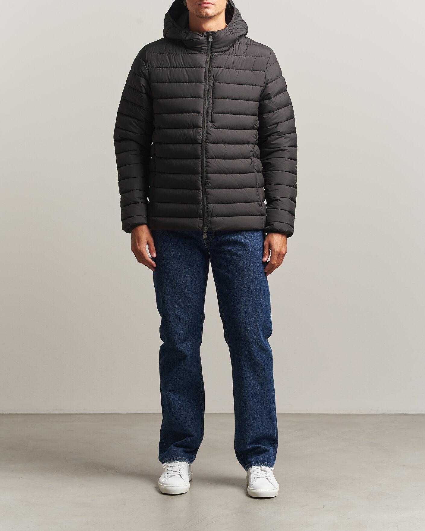 Herren | Jacken | Save The Duck | Juncus Matt Lightweight Hood Jacket Brown Black