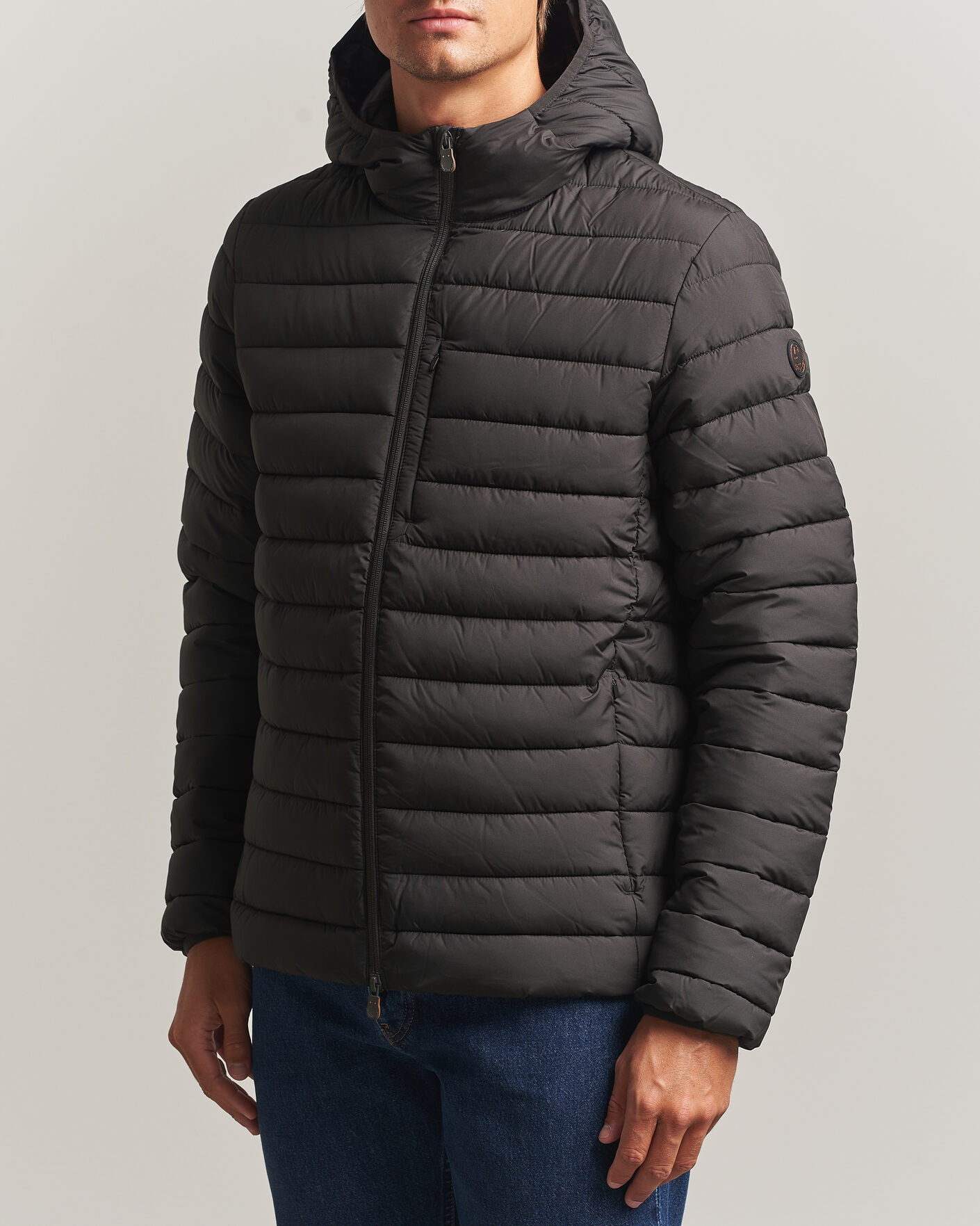 Herren | Jacken | Save The Duck | Juncus Matt Lightweight Hood Jacket Brown Black