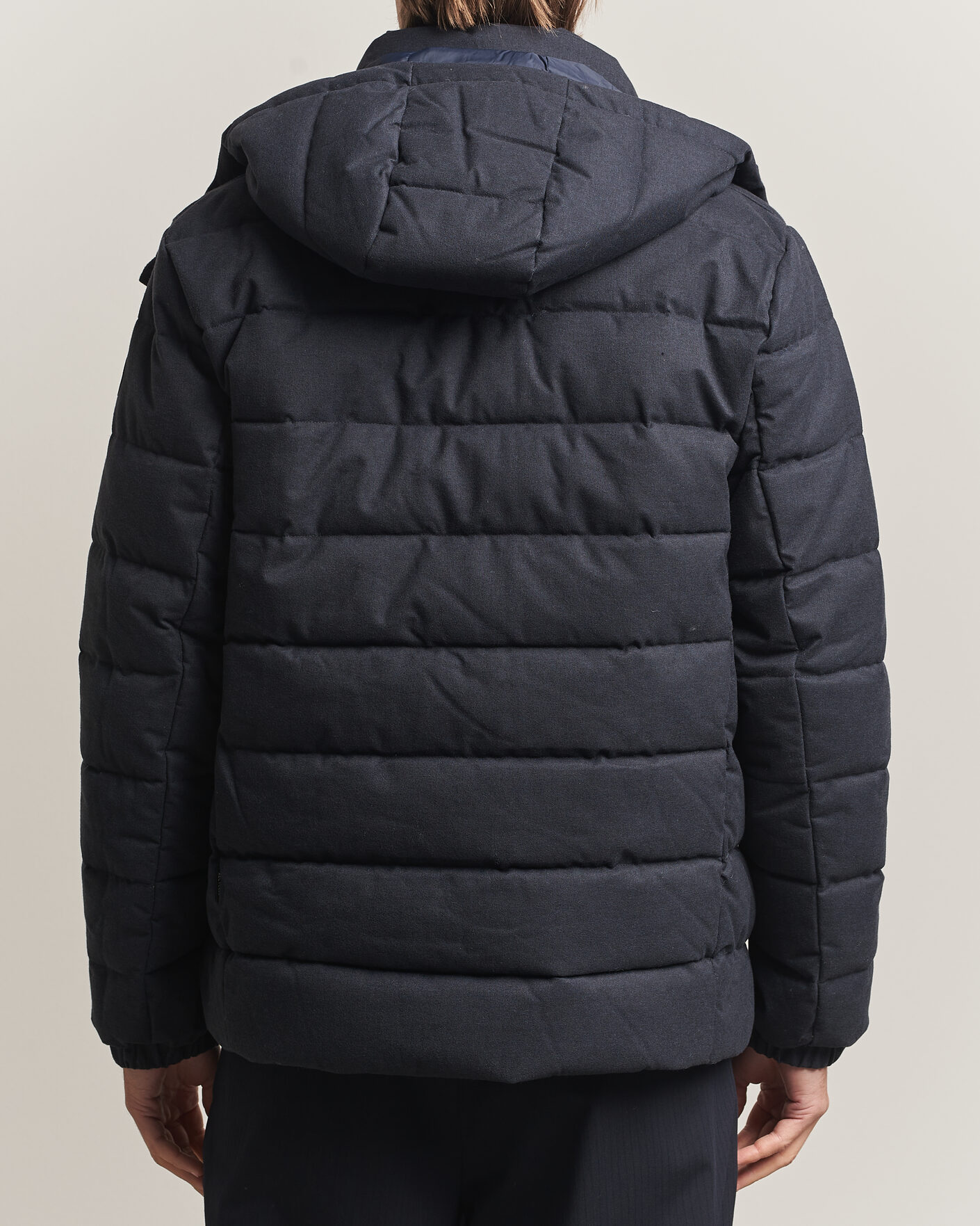 Herren | Jacken | Save The Duck | Constantin Padded Flannel Jacket Navy Blue Melange