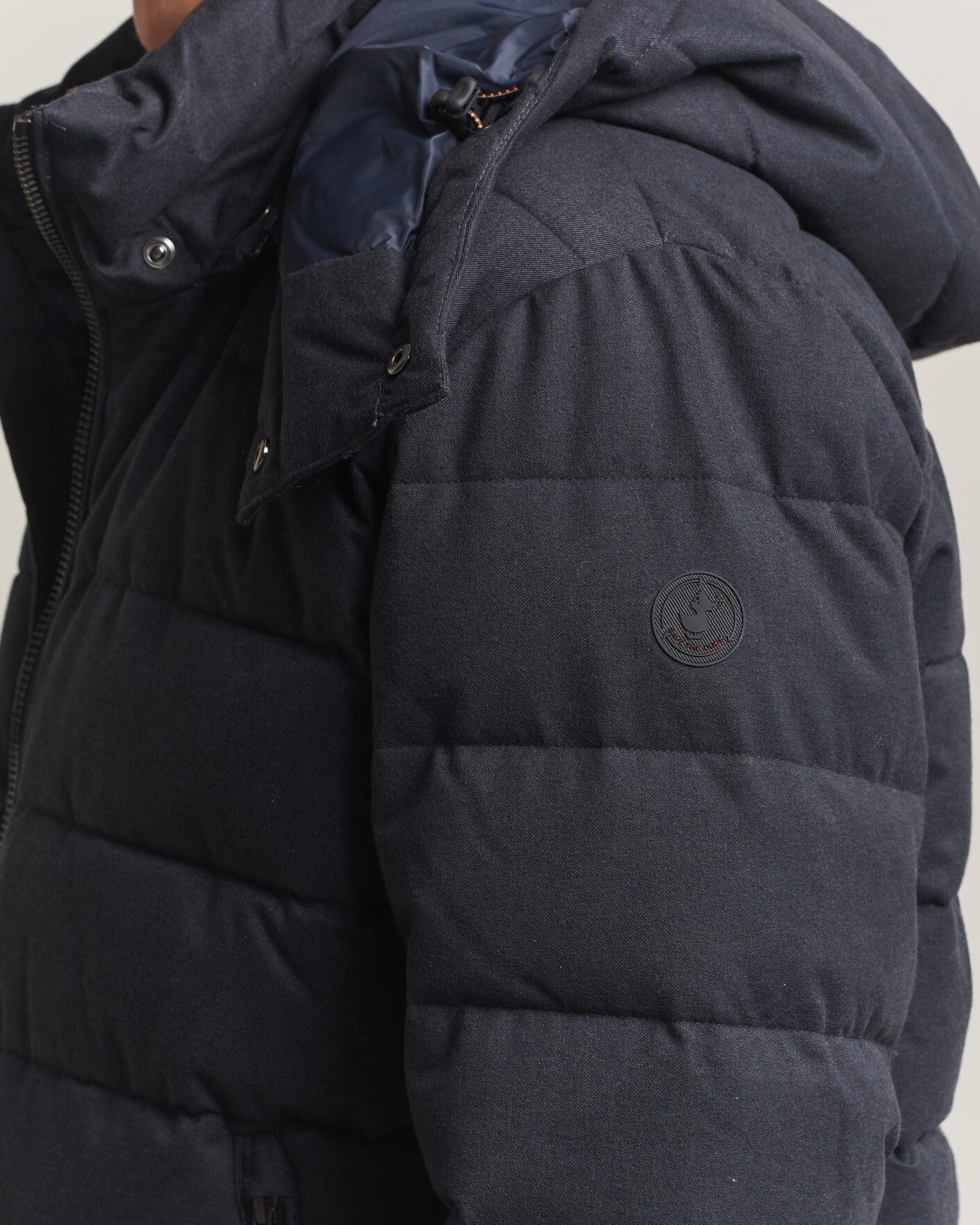Herren | Jacken | Save The Duck | Constantin Padded Flannel Jacket Navy Blue Melange