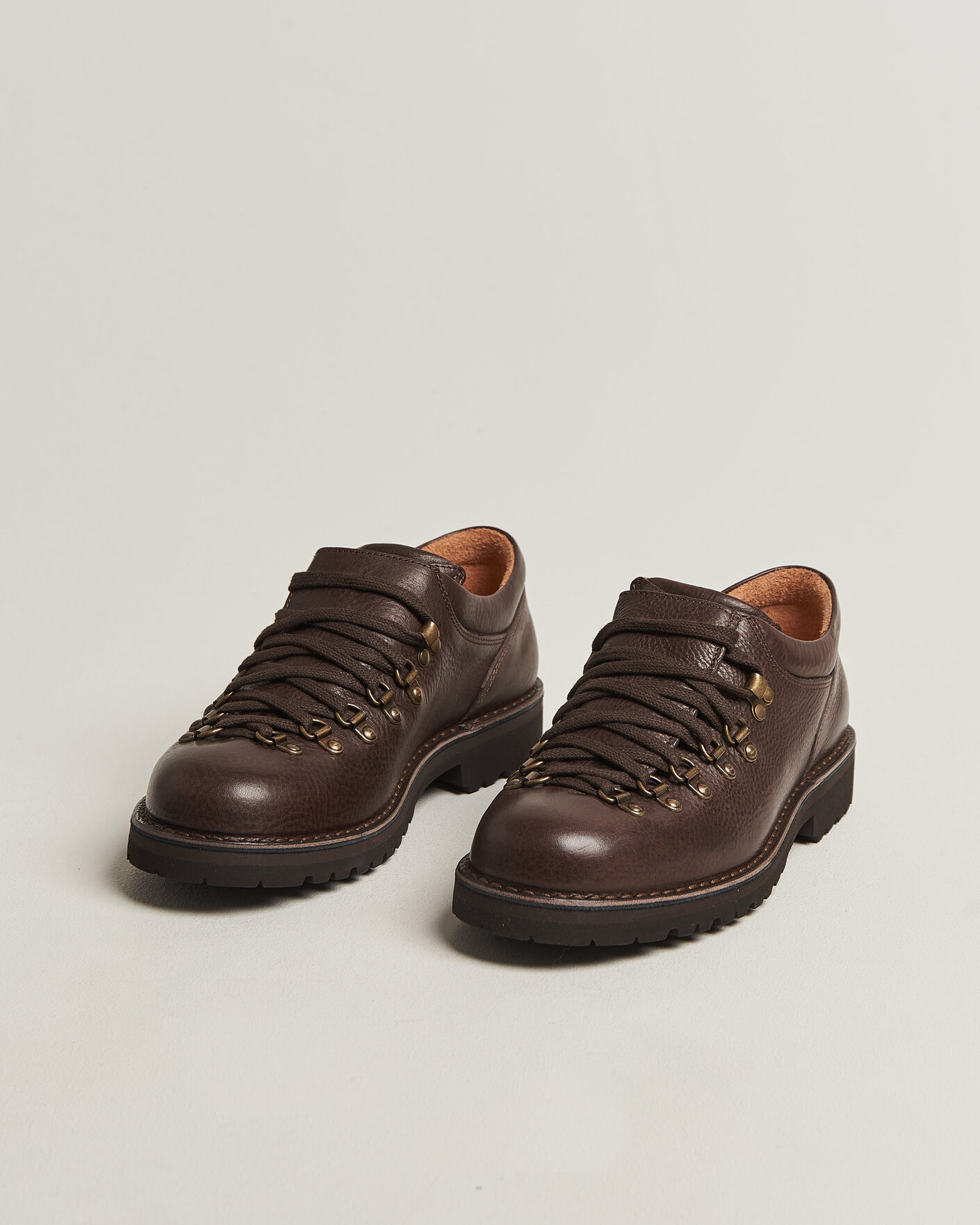 Herren | Boots | Fracap | M121 Low Grain Leather Boot Dark Brown