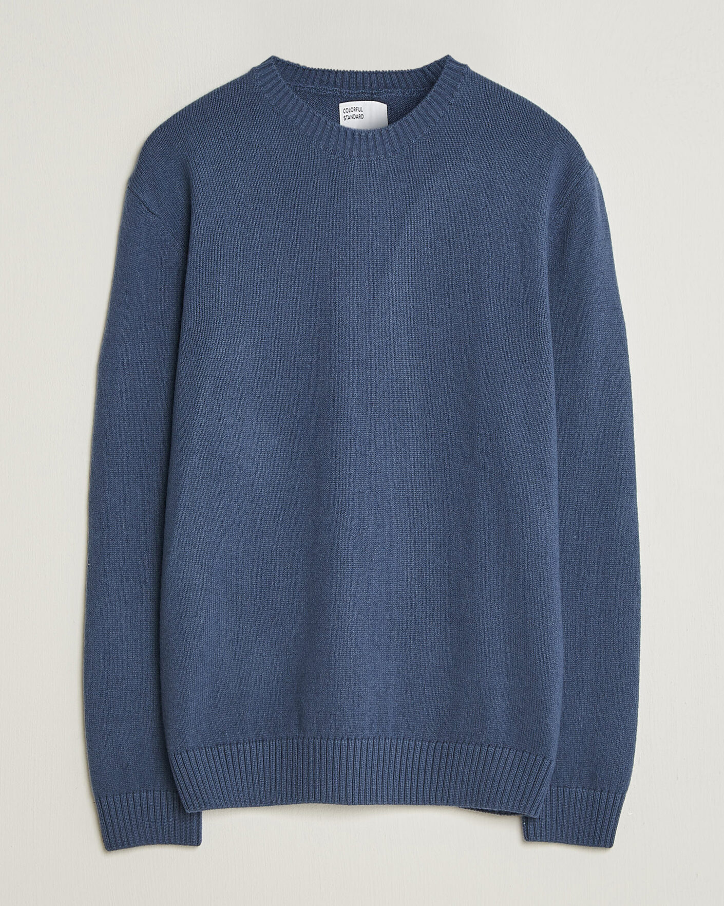 Herren | Pullover | Colorful Standard | Classic Merino Wool Crew Neck Petrol Blue