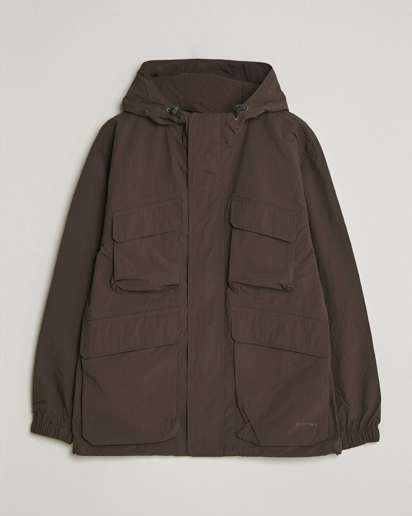 Herren | Jacken | Snow Peak | Nylon Double Rip Jacket Dark Brown