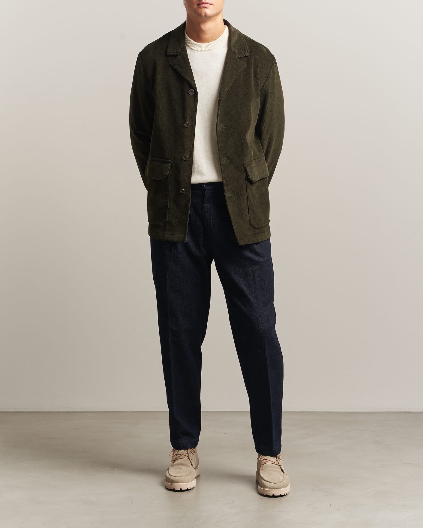 Herren | Hosen | Briglia 1949 | Portobello Loose Fit Denim Trousers Dark Blue