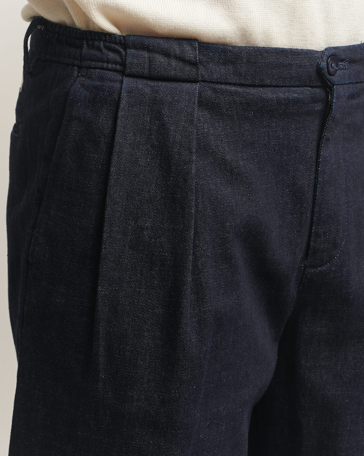 Herren | Hosen | Briglia 1949 | Portobello Loose Fit Denim Trousers Dark Blue