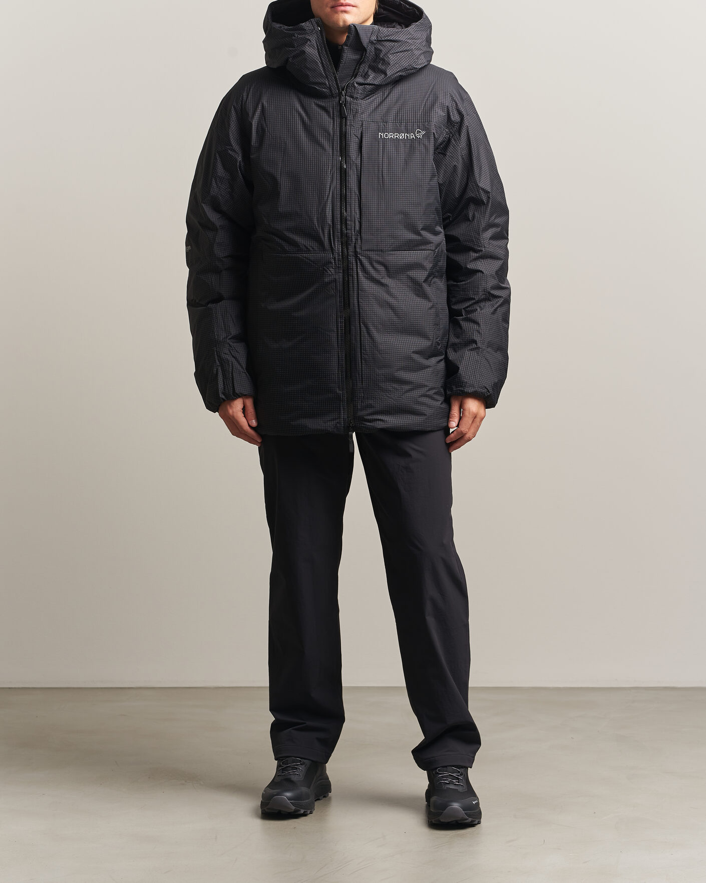 Herren | Jacken | Norrøna | Trollveggen dri2 Down 800 Zip Hood Caviar Black