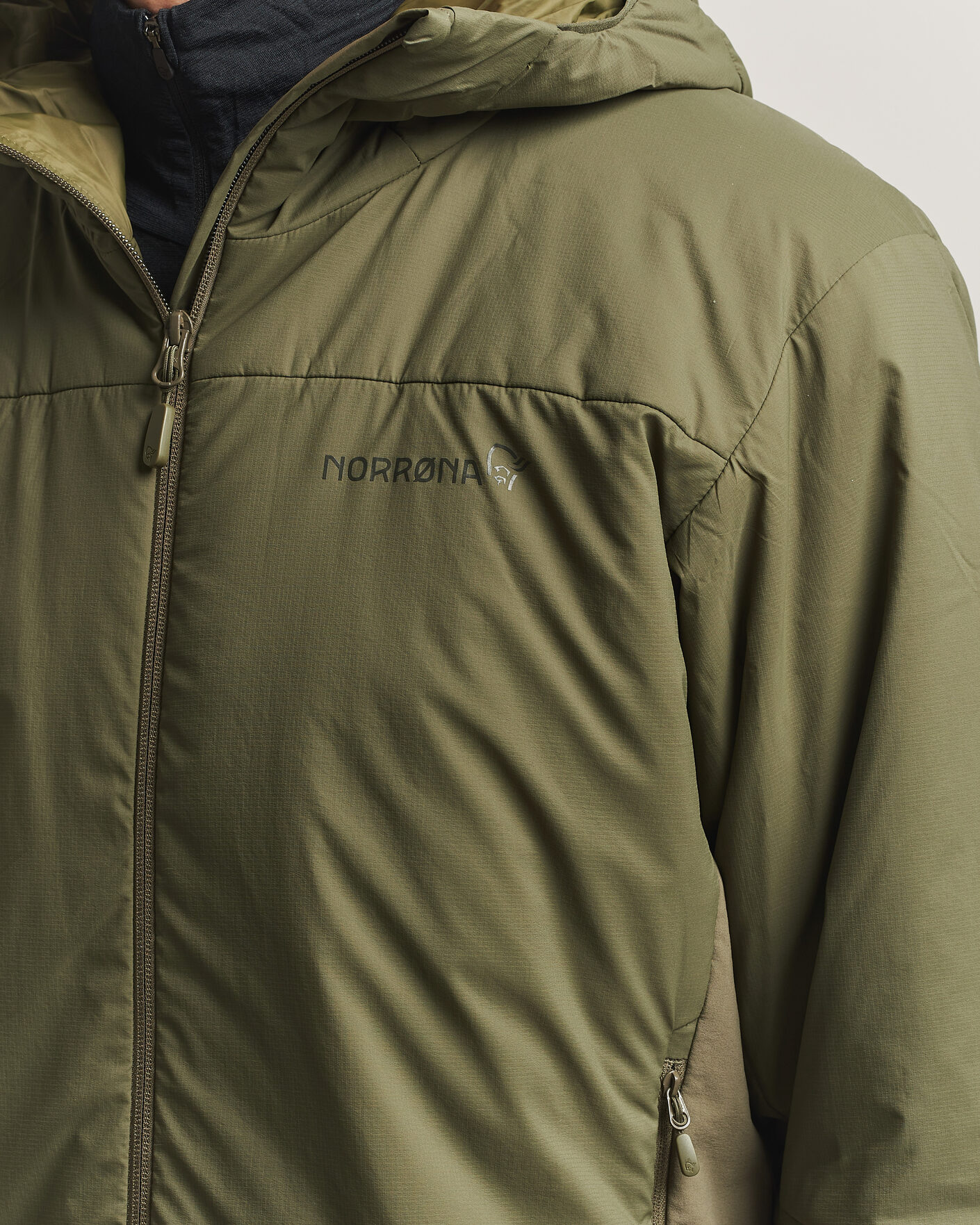 Herren | Jacken | Norrøna | Femund Thermo Zip Hood Olive Night