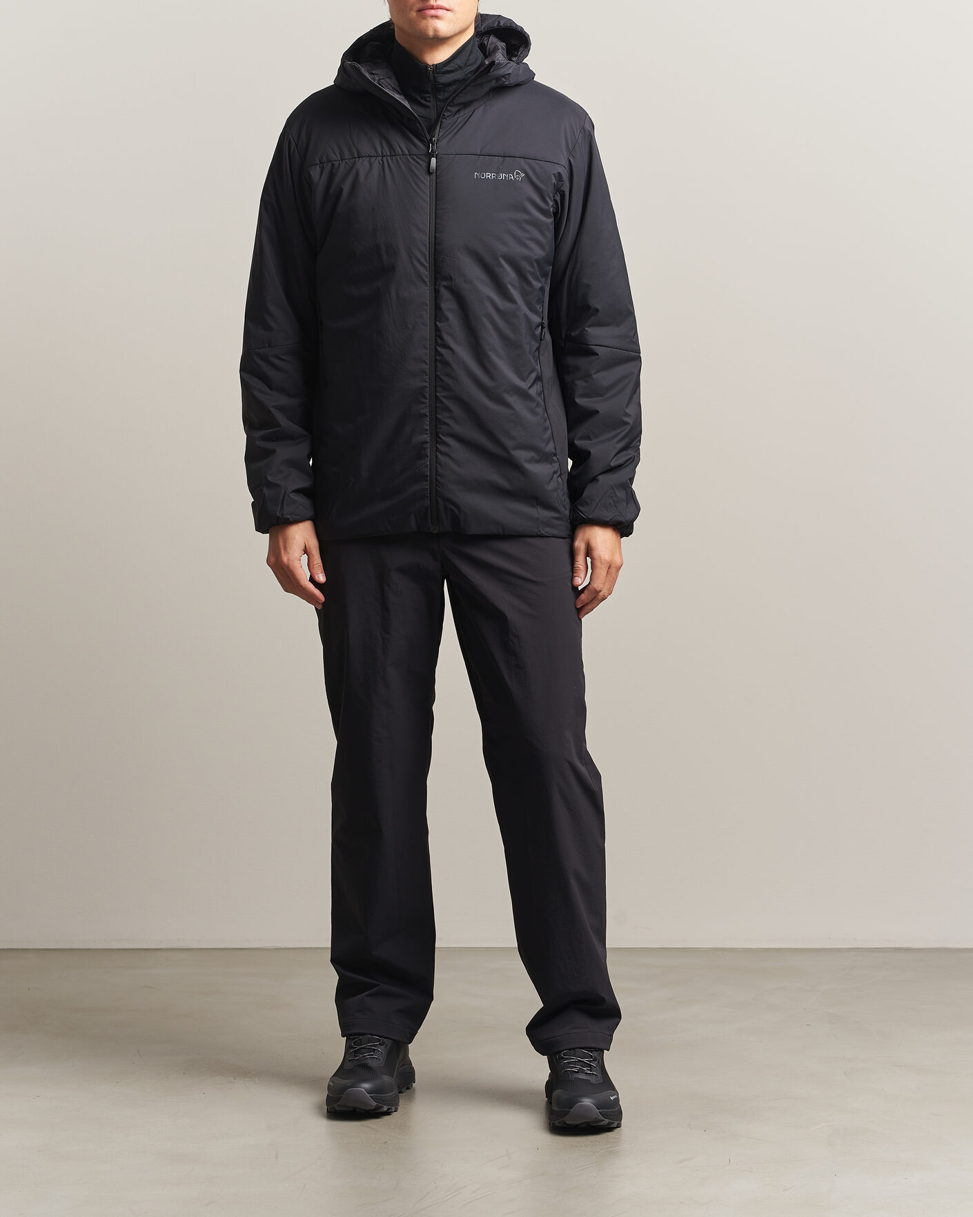 Herren | Jacken | Norrøna | Femund Thermo Zip Hood Caviar Black