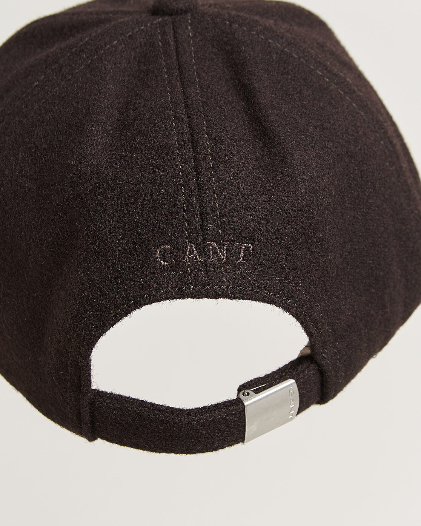 Herren | Hüte & Mützen | Gant | G Badge Wool Melton Cap Charred Wood Brown