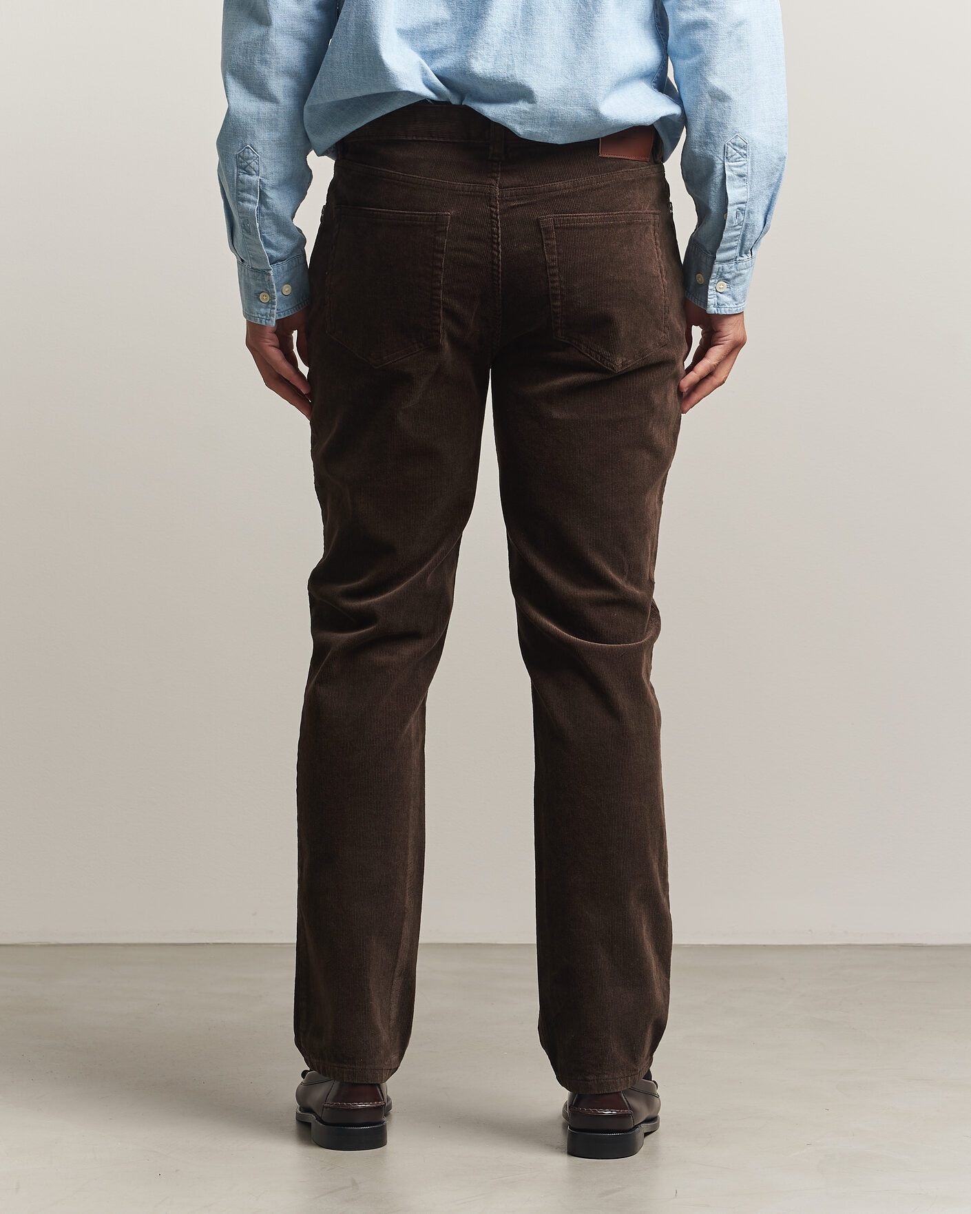 Herren | Hosen | Gant | Regular Fit Corduroy 5-Pocket Pants Black Brown