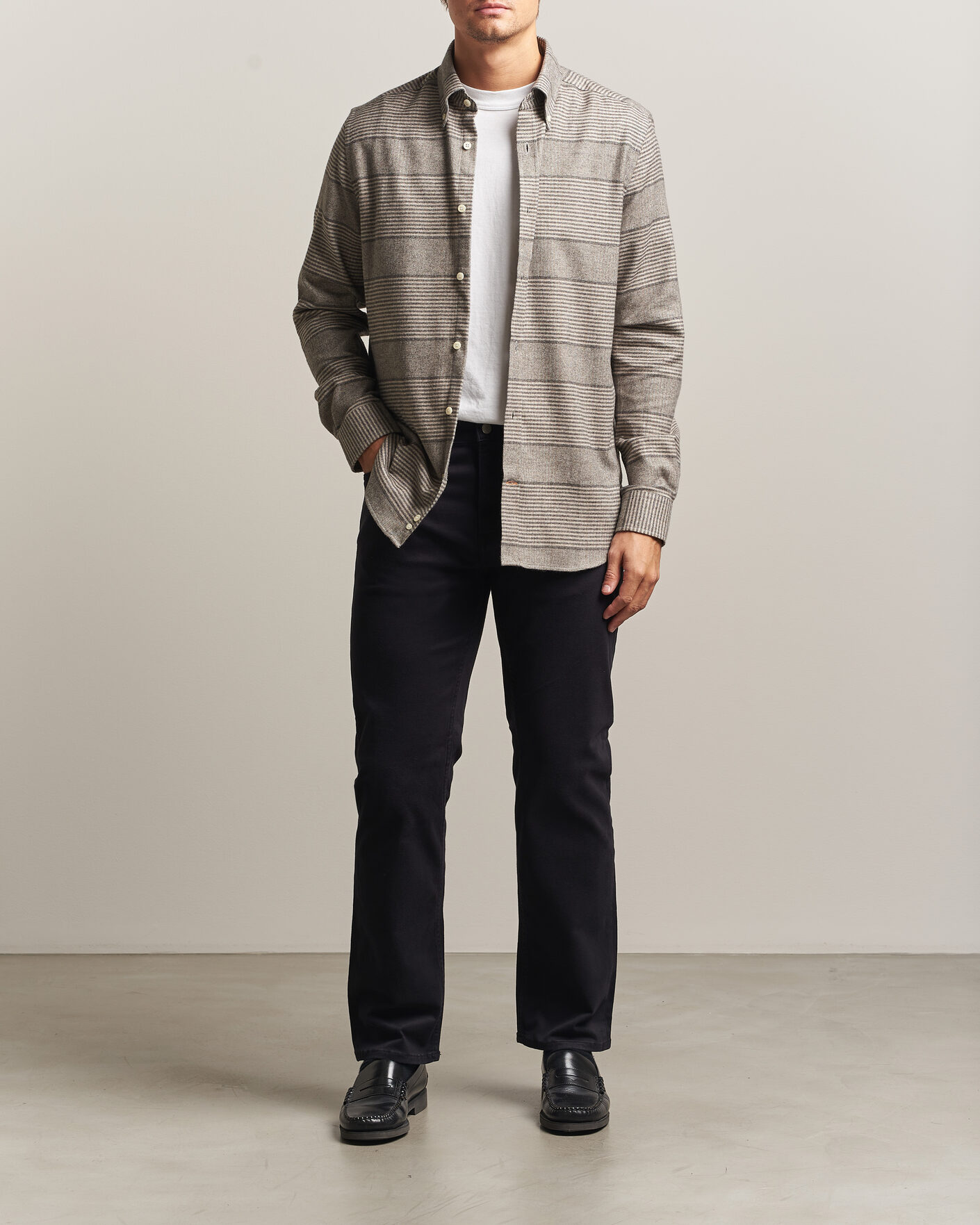 Herren | Hosen | Gant | Regular Fit Moleskin 5-Pocket Pants Black