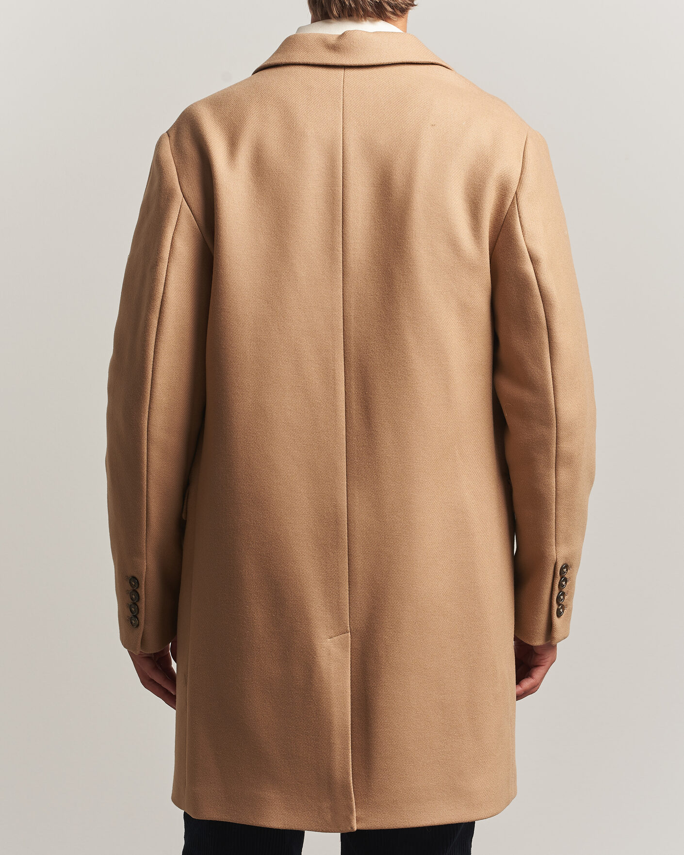 Herren | Jacken | Gant | Classic Wool/Cashmere Coat Light Taupe