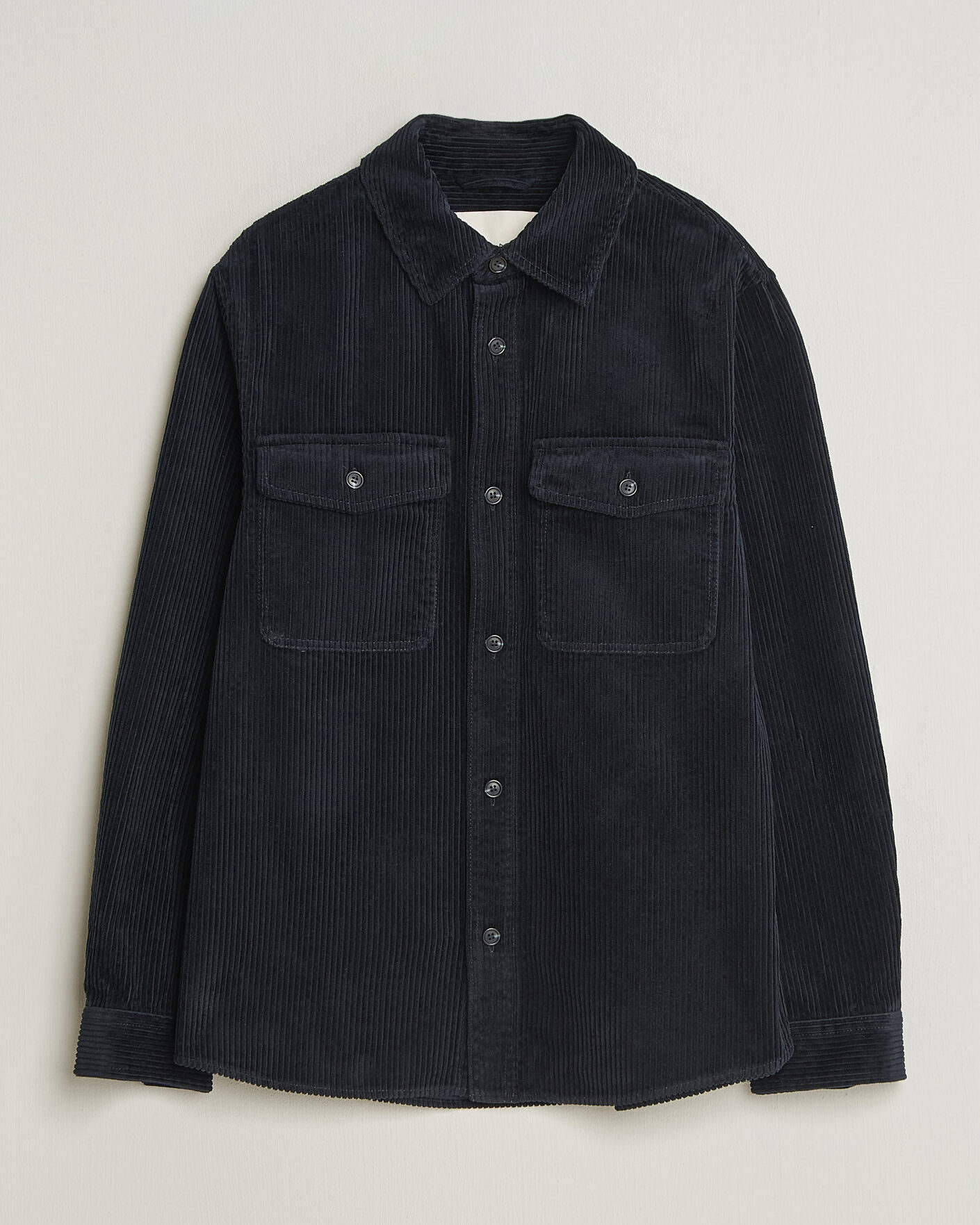 Herren | Hemden | Gant | Regular Fit Corduroy Overshirt Evening Blue