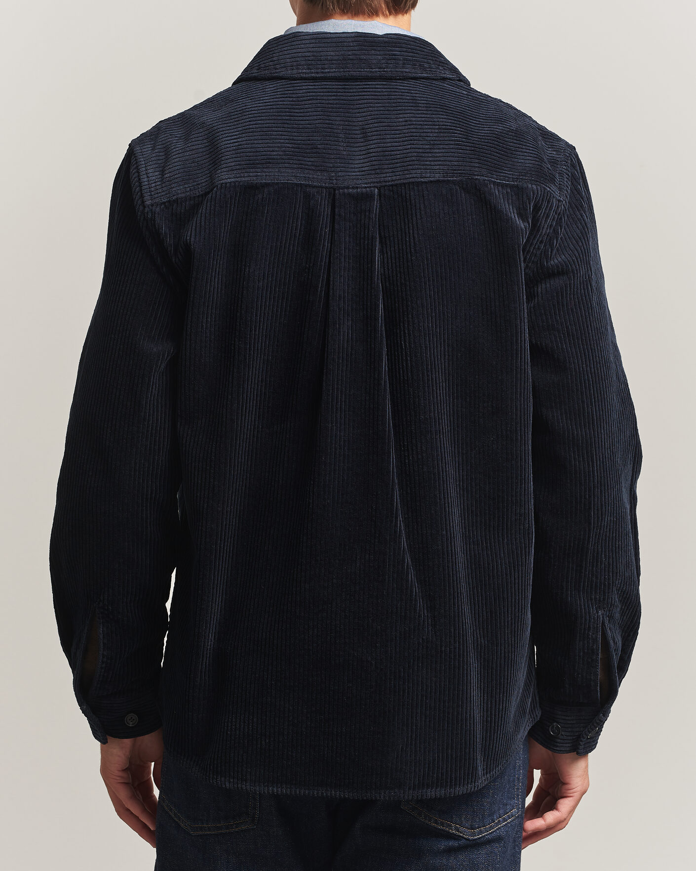 Herren | Hemden | Gant | Regular Fit Corduroy Overshirt Evening Blue