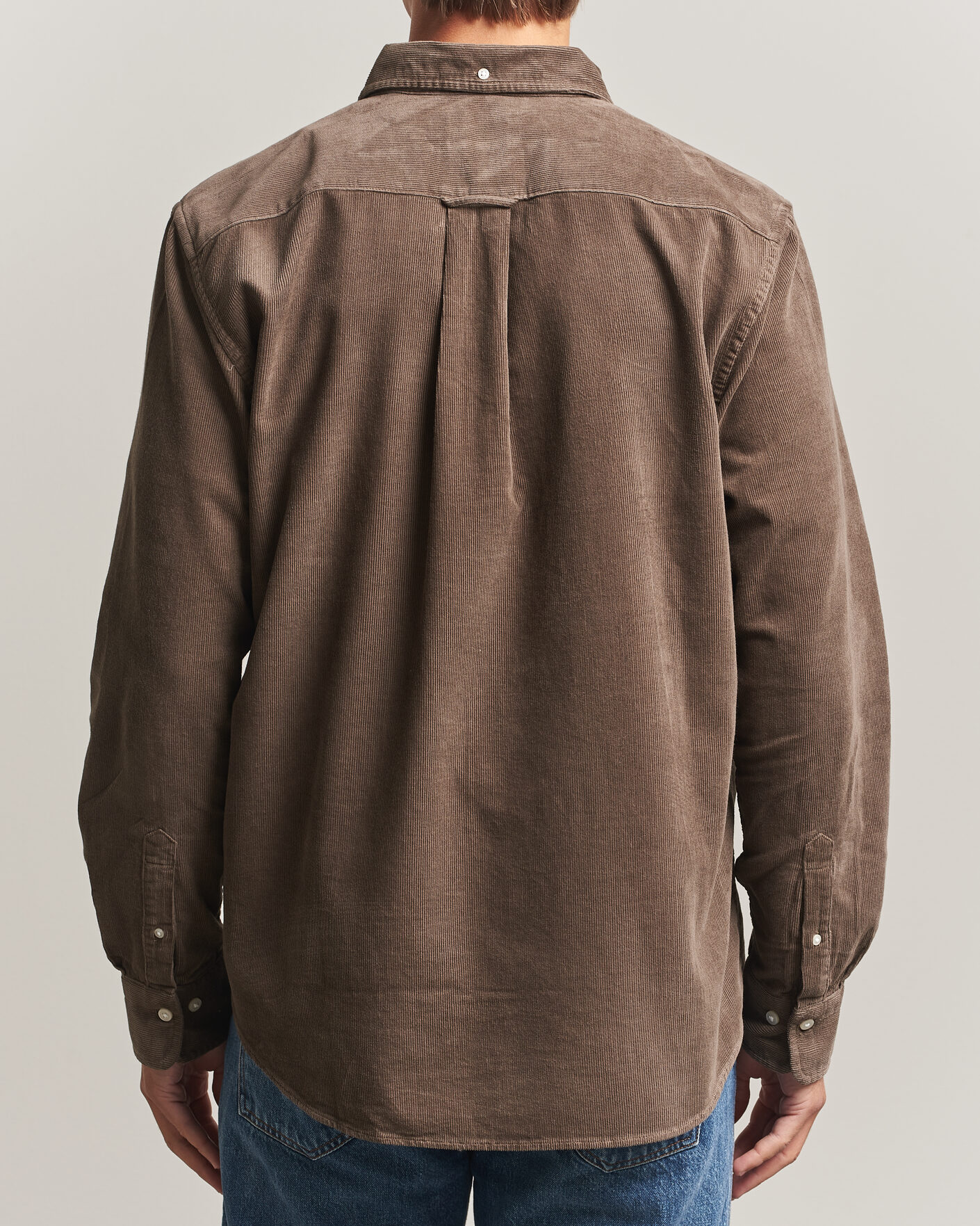 Herren | Hemden | Gant | Regular Fit Corduroy Shirt Faded Taupe