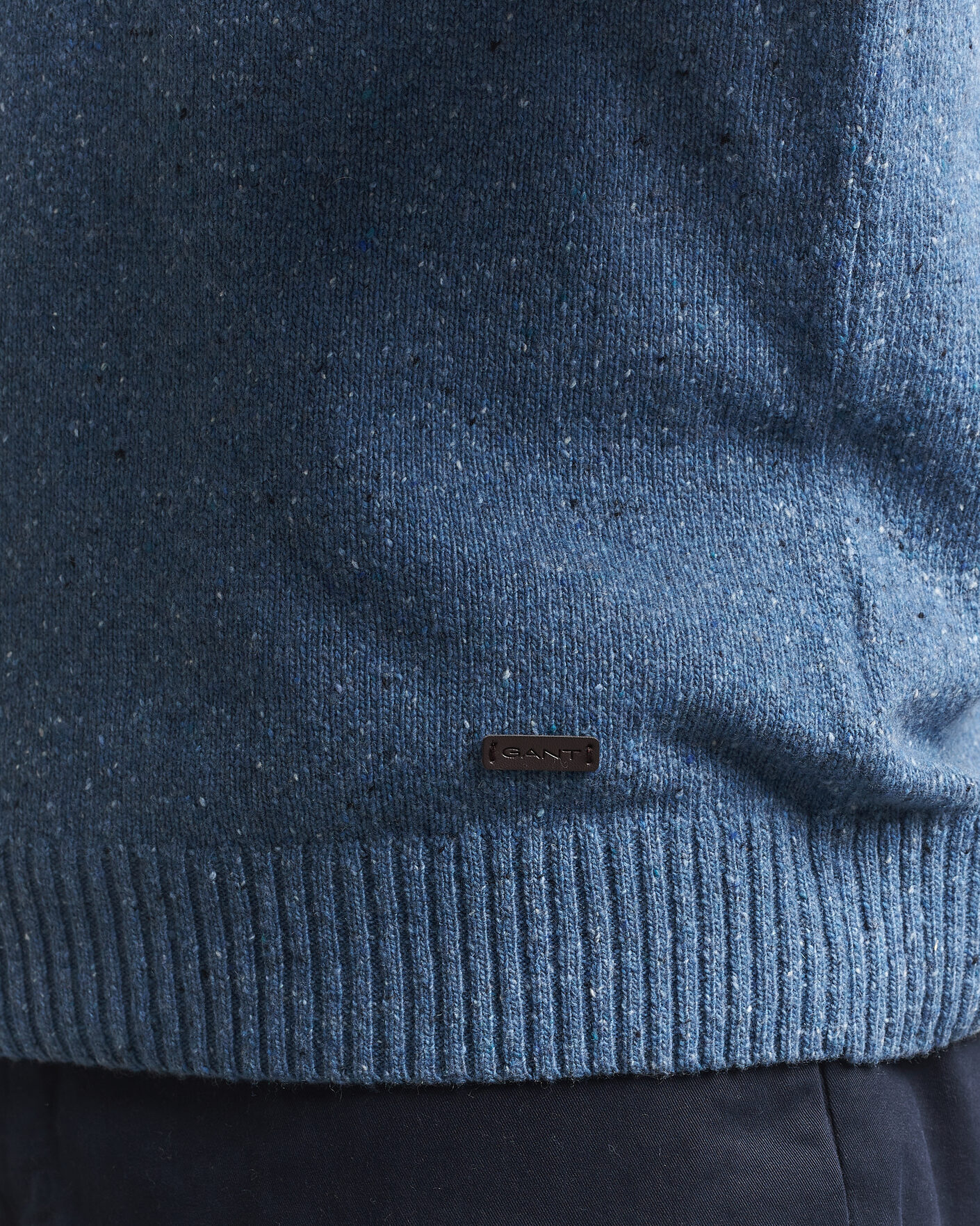 Herren | Pullover | Gant | Neps Wool Polo Blue Horizon