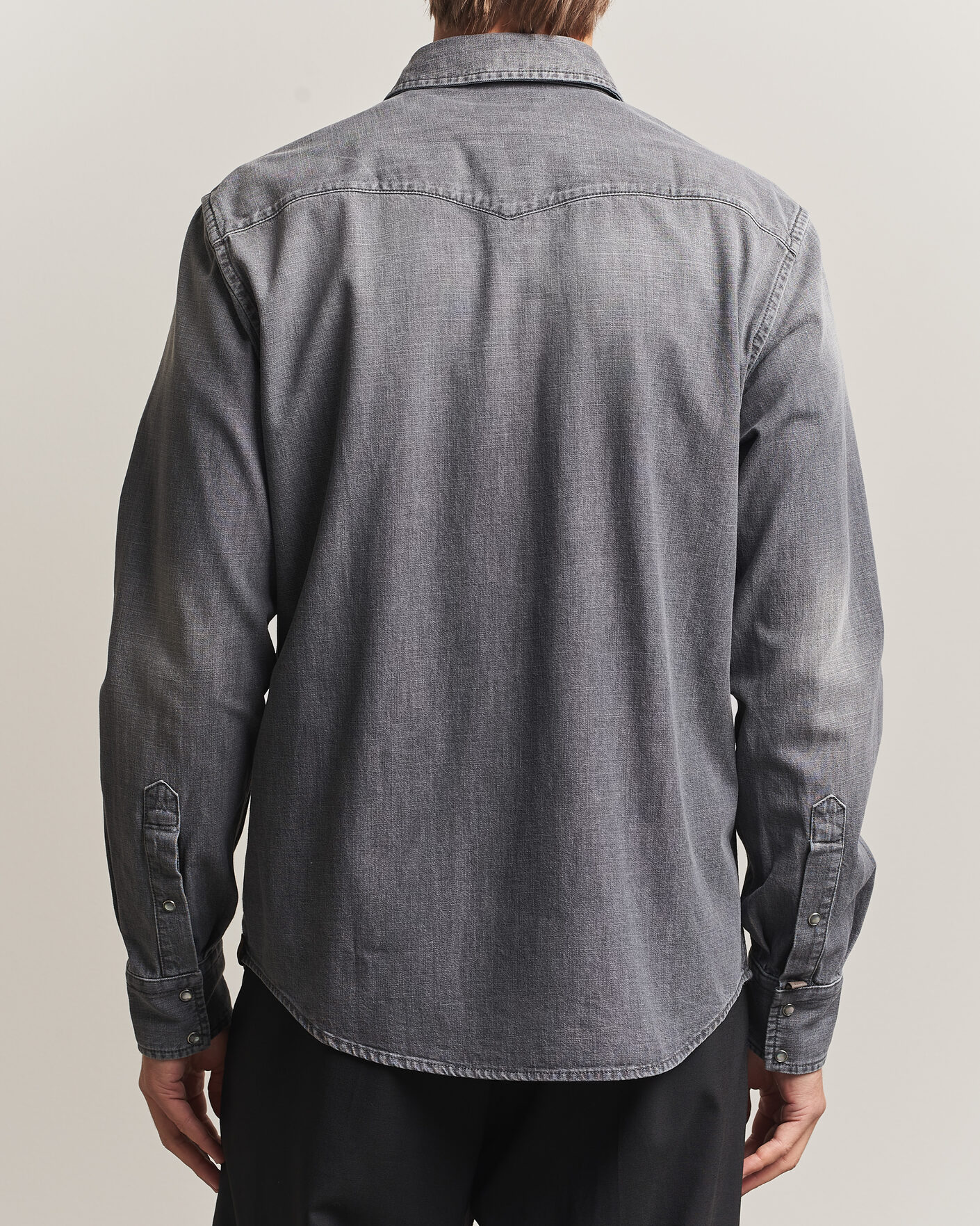 Herren | Hemden | Jacob Cohën | Denim Western Pocket Overshirt Grey