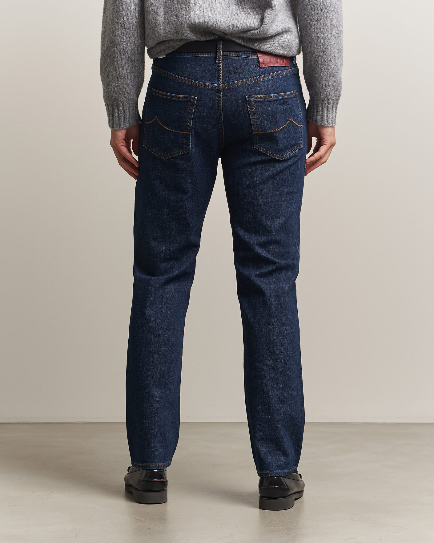 Herren | Jeans | Jacob Cohën | Edos Regular Straight Fit Jeans Dark Blue