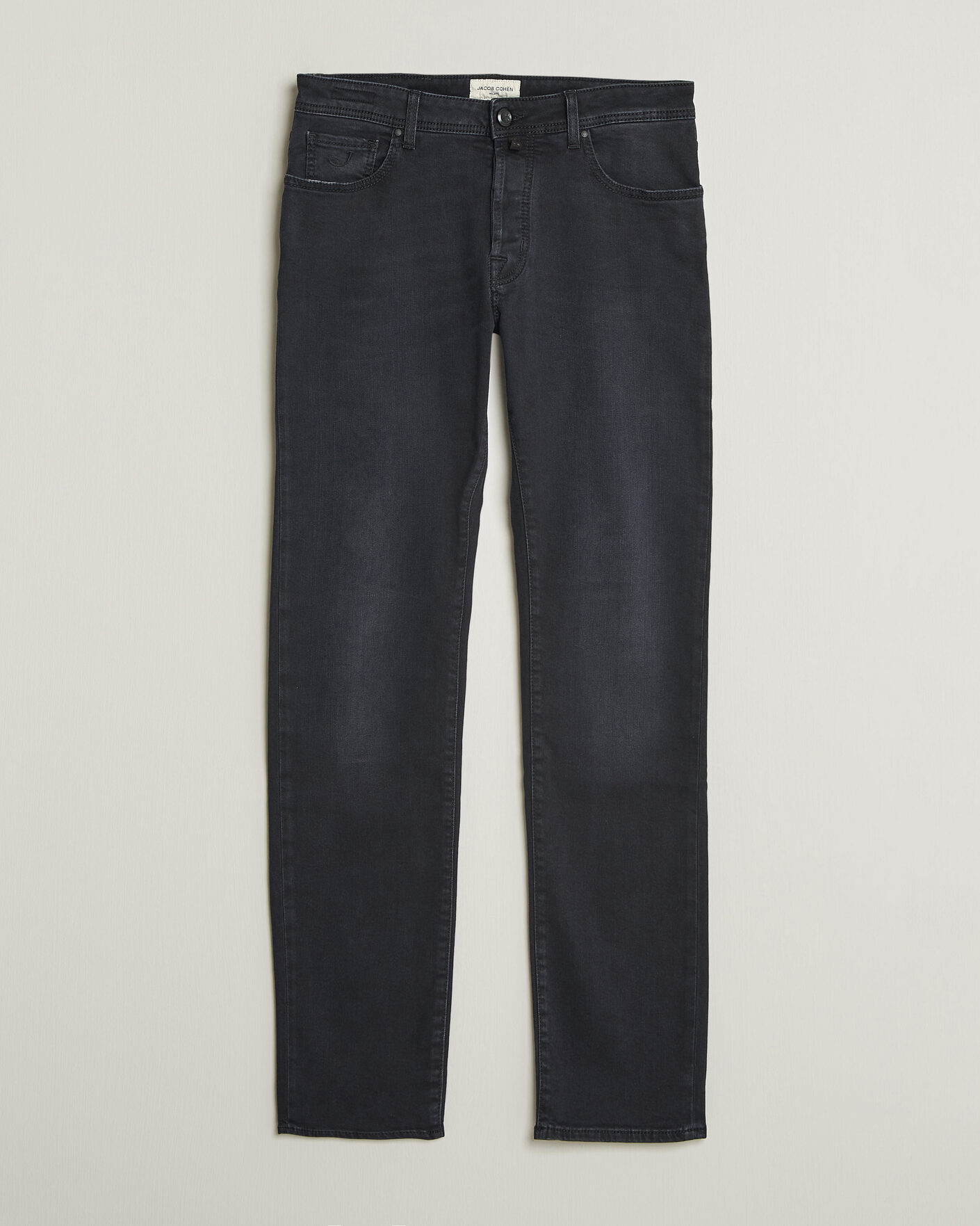 Herren | Jeans | Jacob Cohën | Bard Slim Fit Stretch Jeans Washed Black