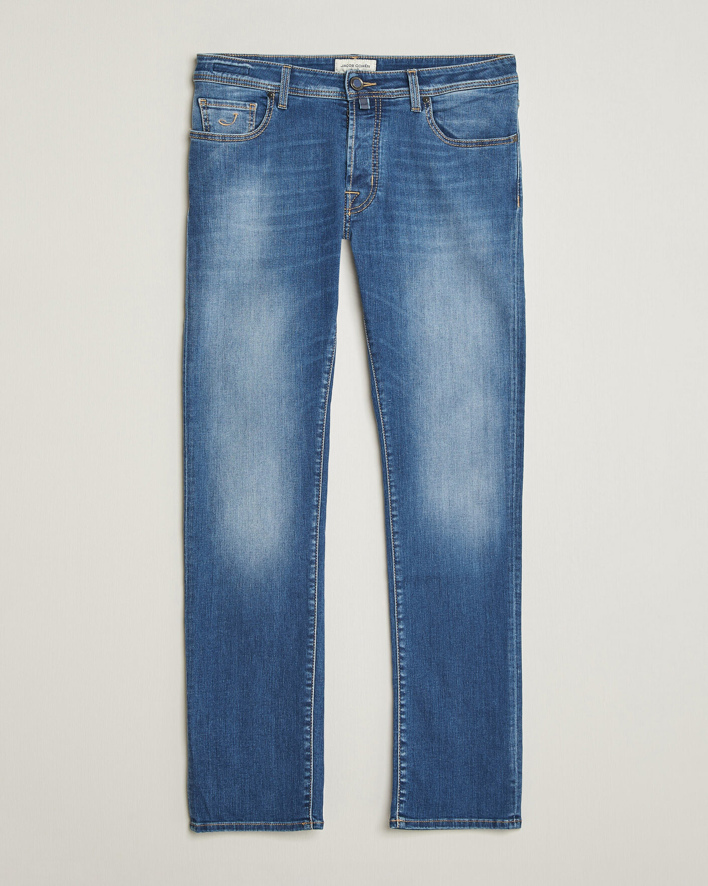 Herren | Jeans | Jacob Cohën | Bard Slim Fit Stretch Jeans Light Blue
