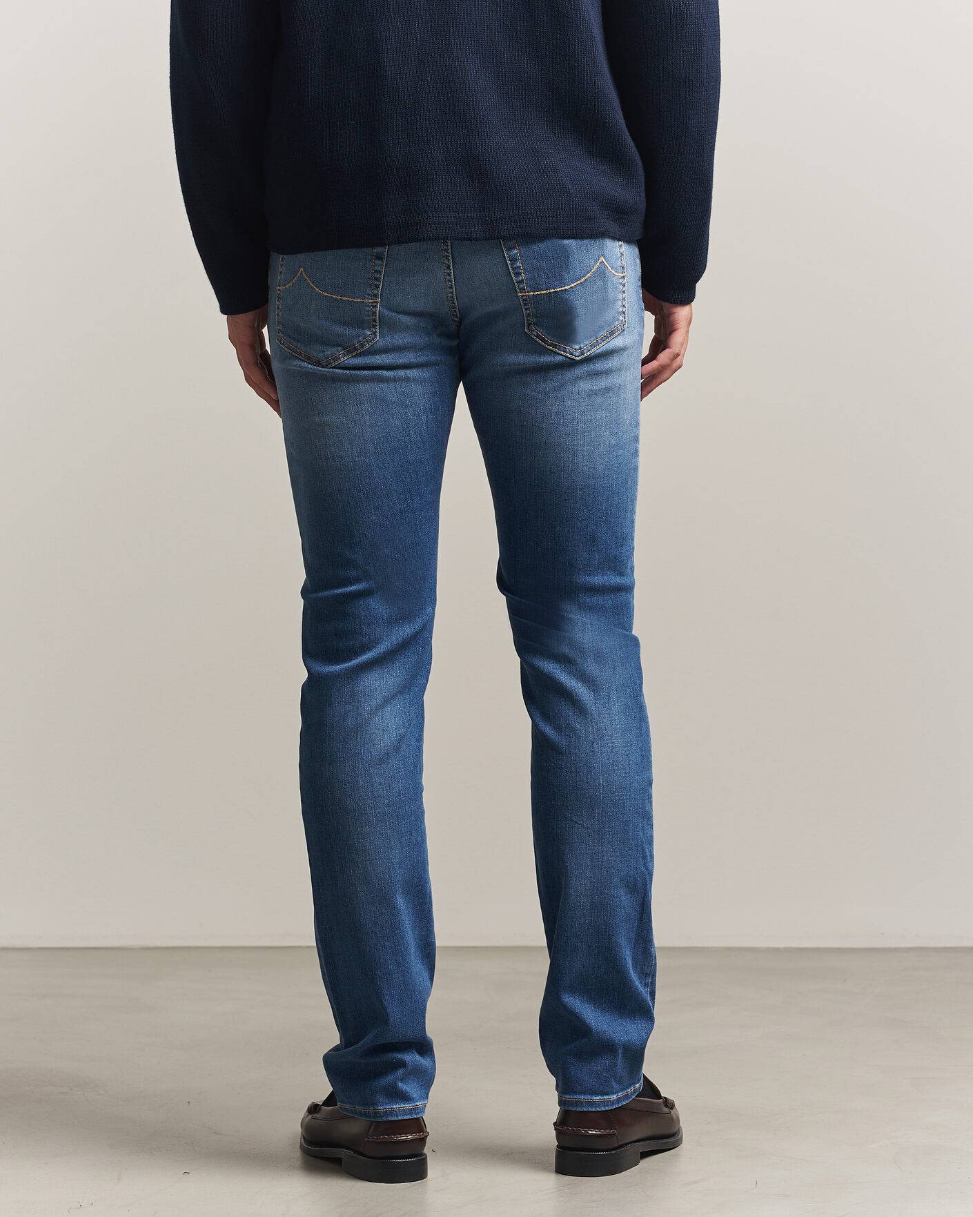 Herren | Jeans | Jacob Cohën | Bard Slim Fit Stretch Jeans Light Blue