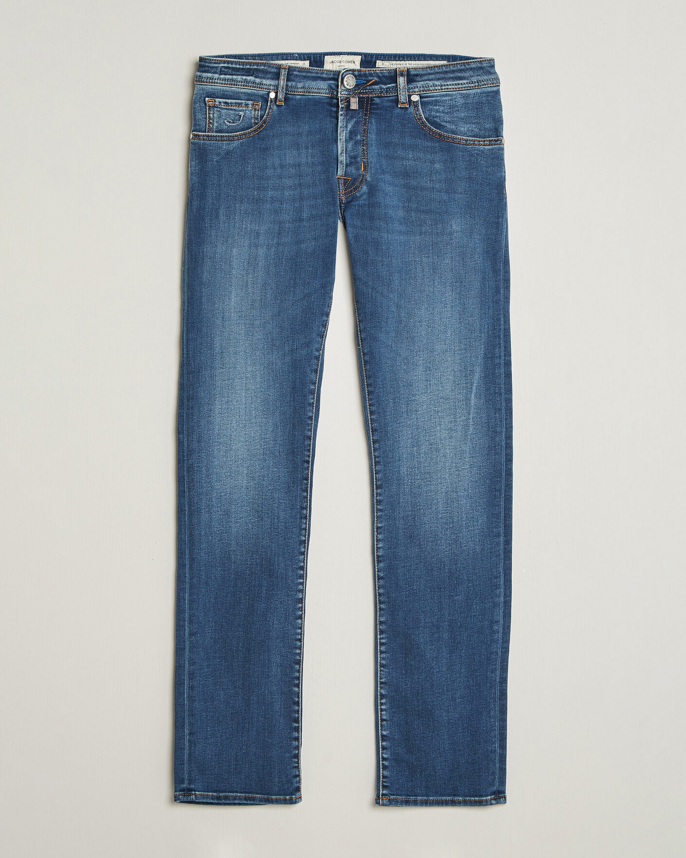 Herren | Jeans | Jacob Cohën | Nick F1 Slim Fit Stretch Jeans Light Blue