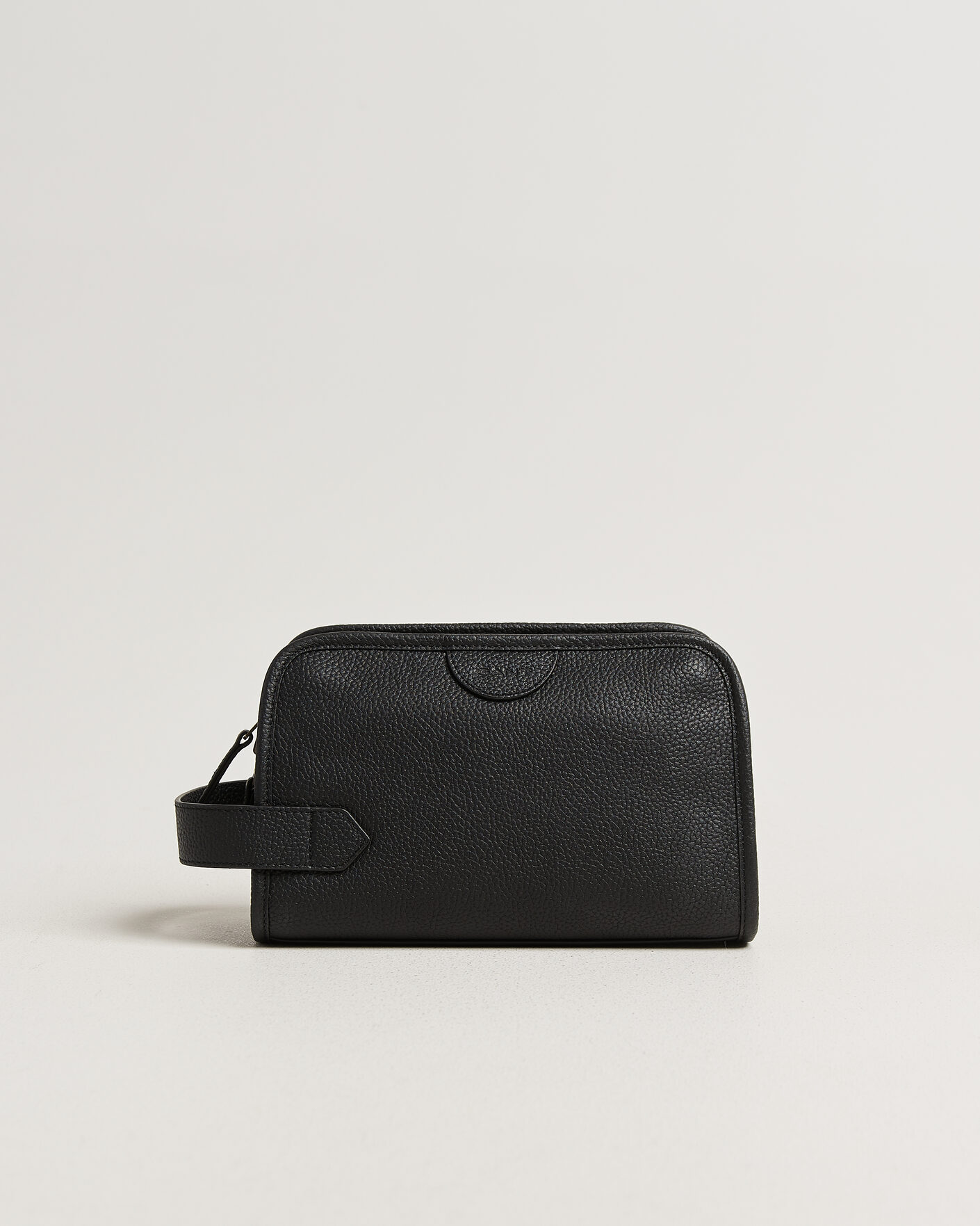 Herren | Taschen | Gant | Grained Leather Wash Bag Black