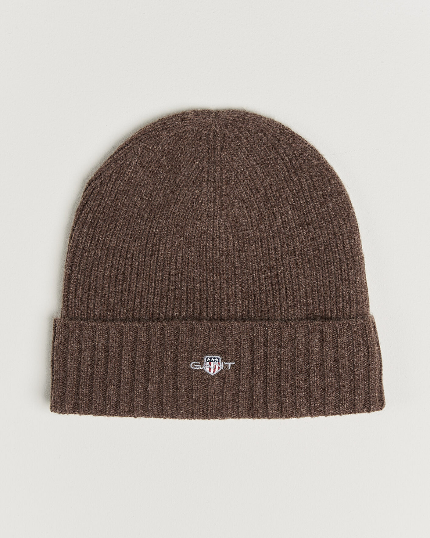 Herren | Mützen | Gant | Wool Beanie Shadow Brown