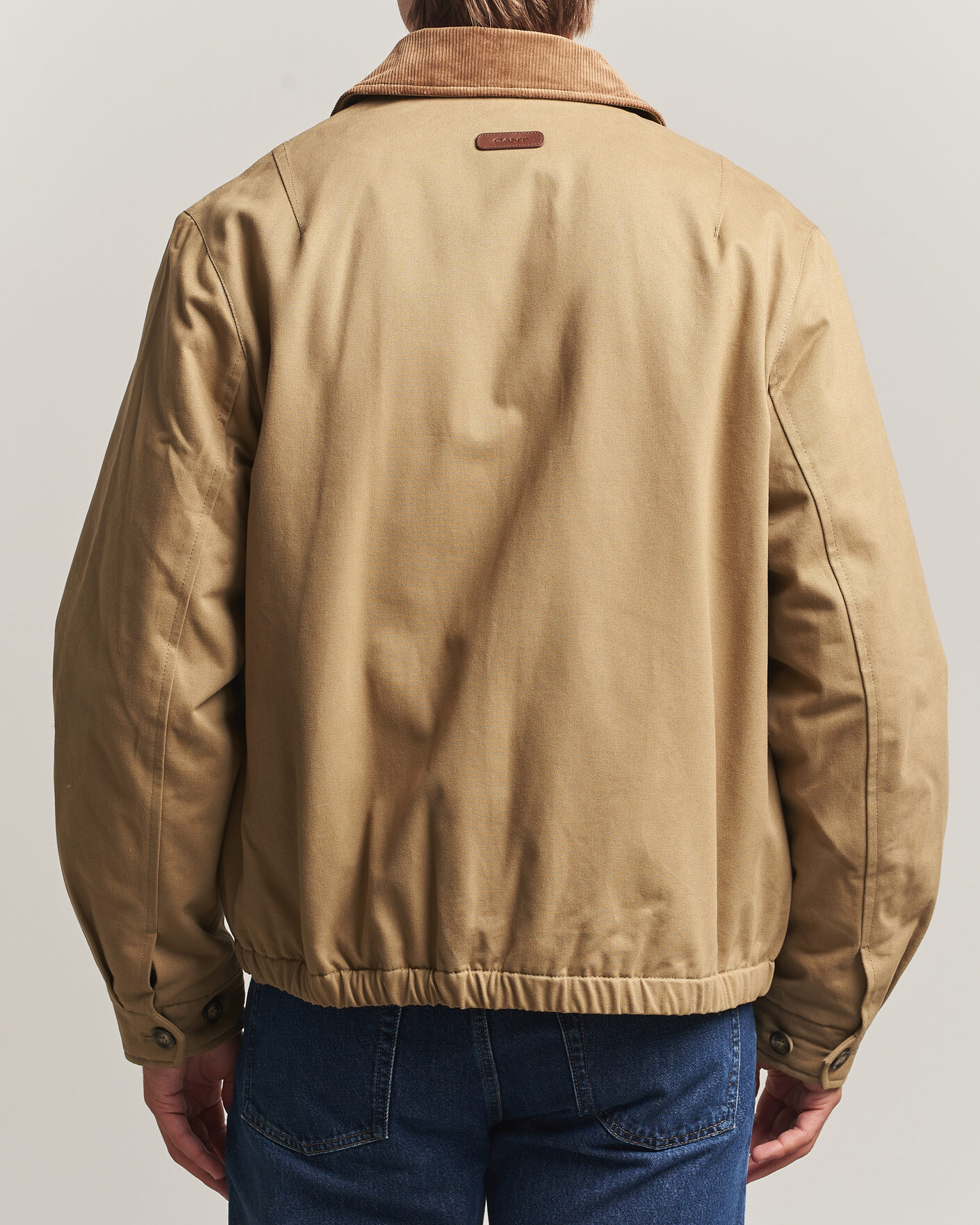 Herren | Jacken | Gant | Moleskin Harrington Jacket Light Taupe