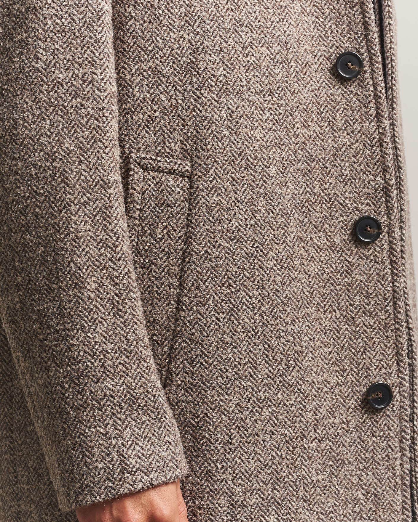 Herren | Jacken | Gant | Wool Car Coat Mist Taupe