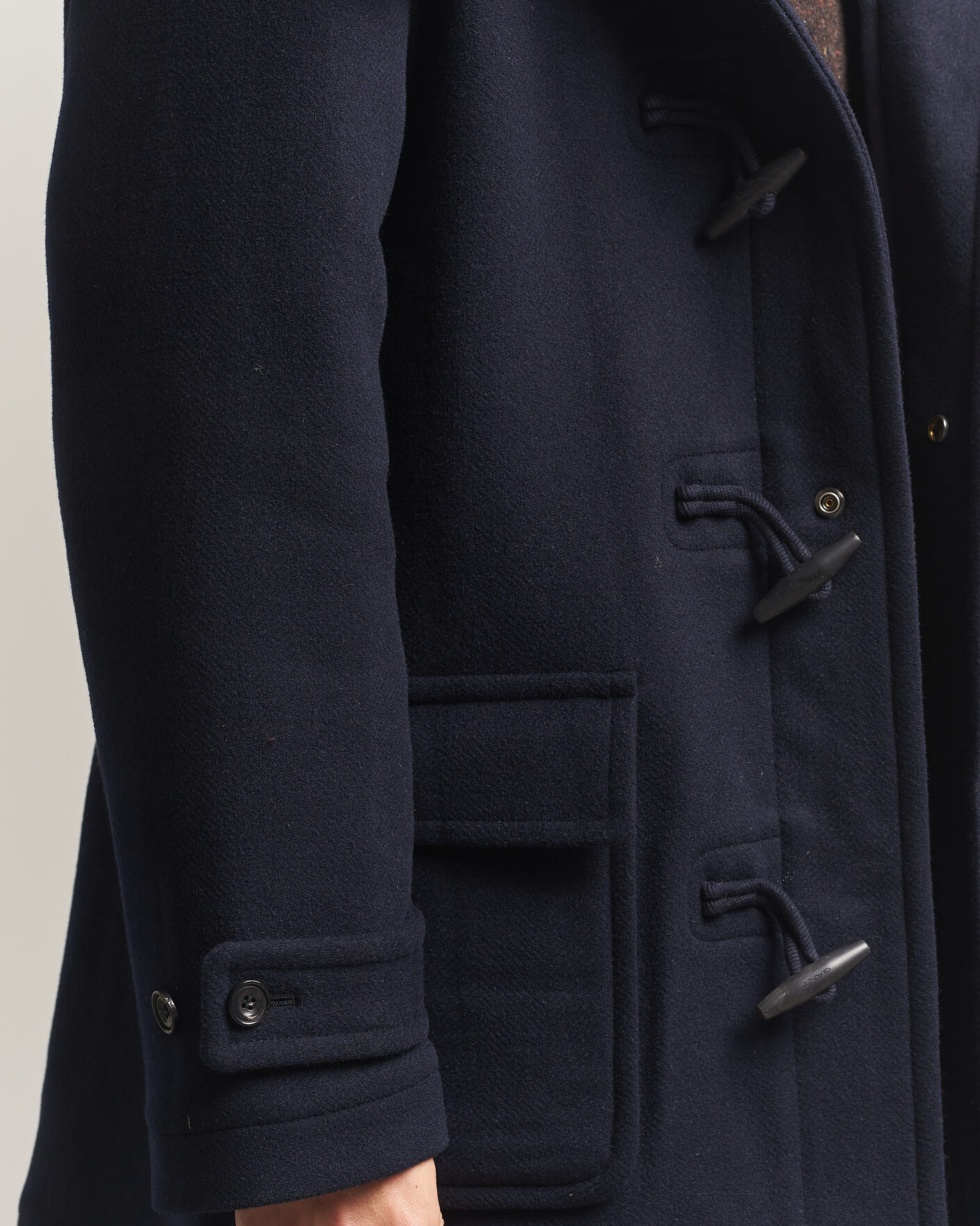 Herren | Jacken | Gant | Classic Wool Duffle Coat Evening Blue
