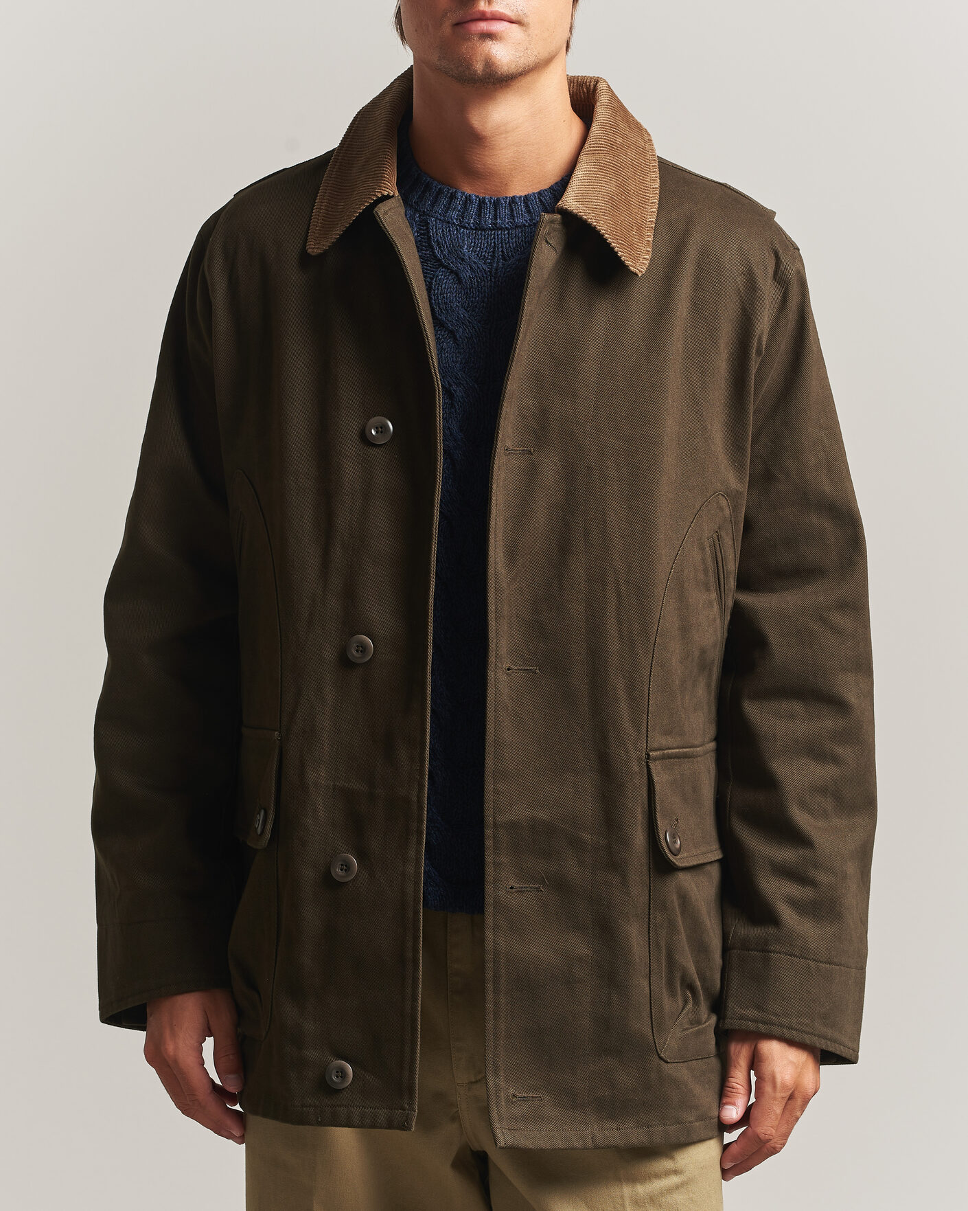 Herren | Jacken | Gant | Moleskin Decker Jacket Dark Moss Green