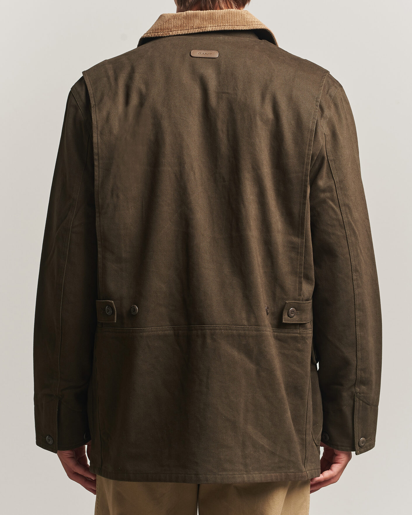 Herren | Jacken | Gant | Moleskin Decker Jacket Dark Moss Green
