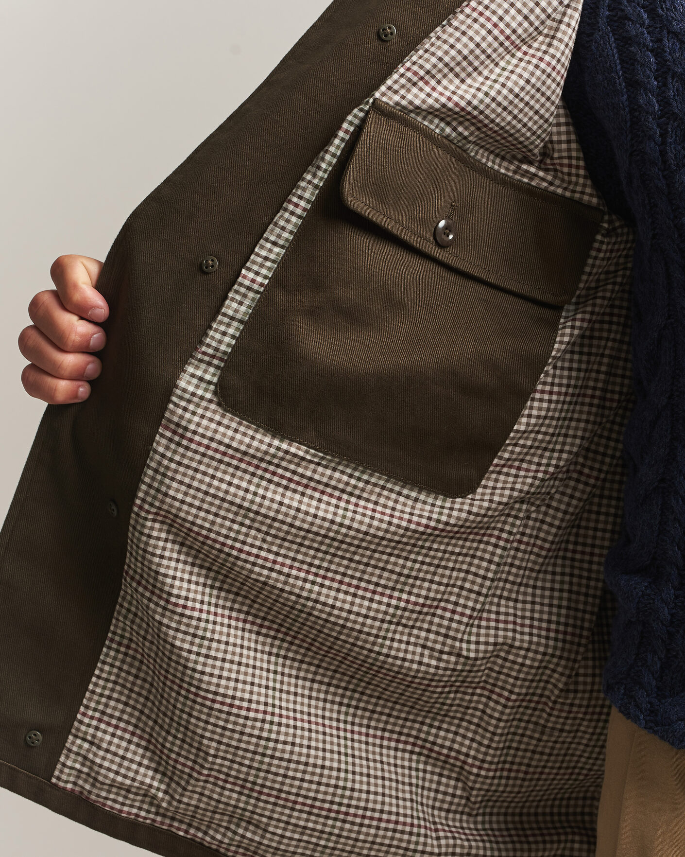 Herren | Jacken | Gant | Moleskin Decker Jacket Dark Moss Green