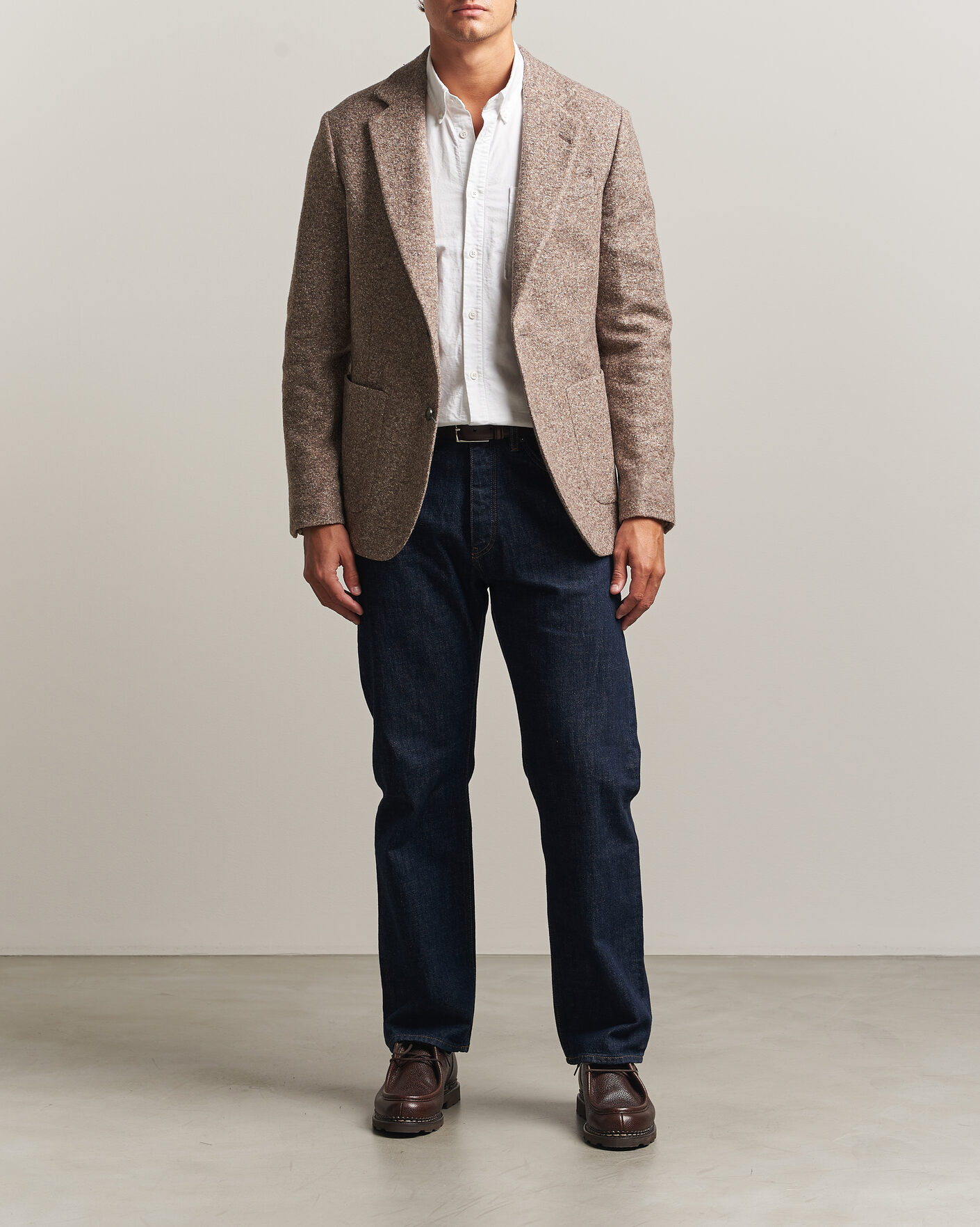 Herren | Sakkos | Gant | Wool/Silk Jersey Blazer Clay Beige