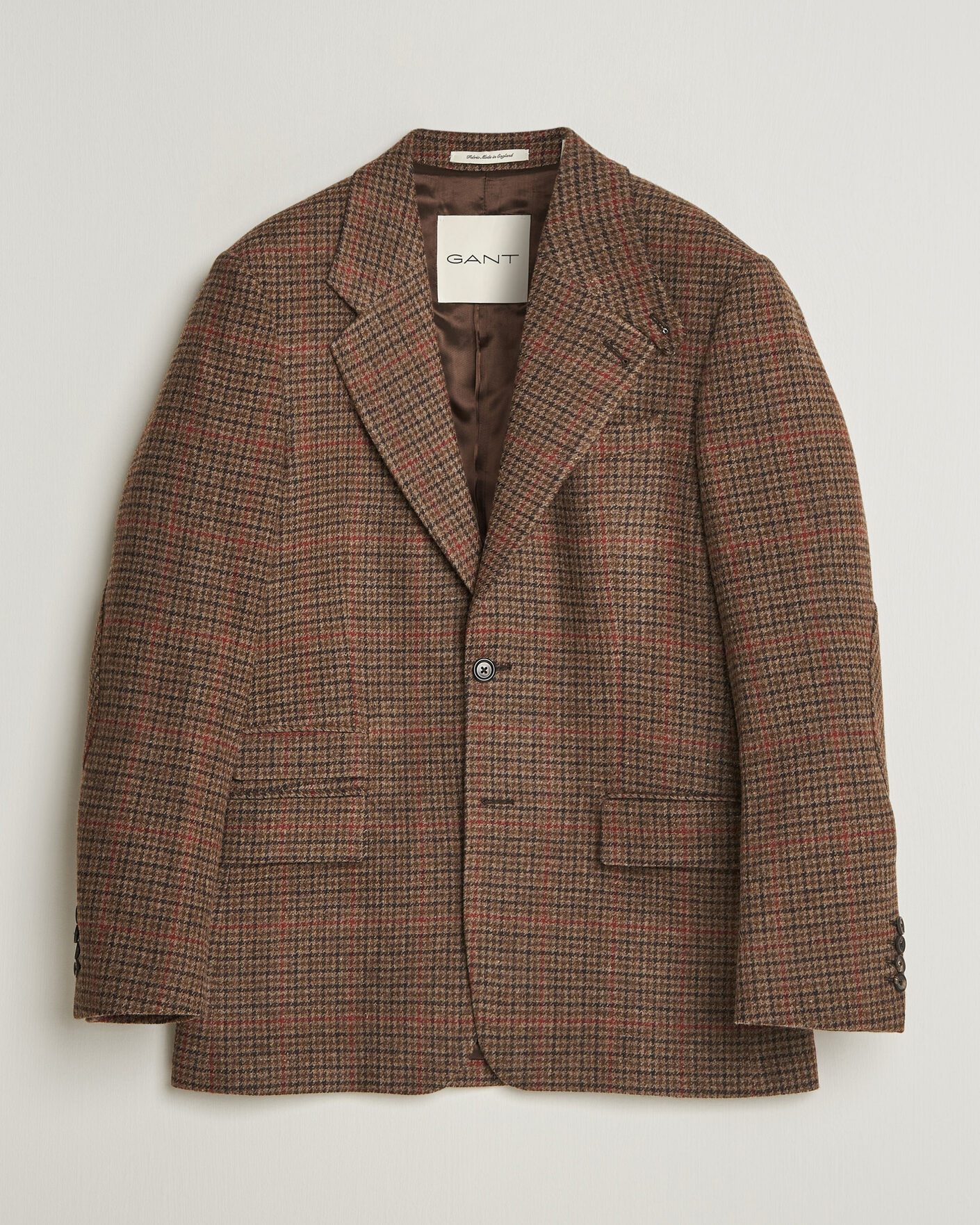 Herren | Jacken | Gant | British Tweed Blazer Shadow Brown