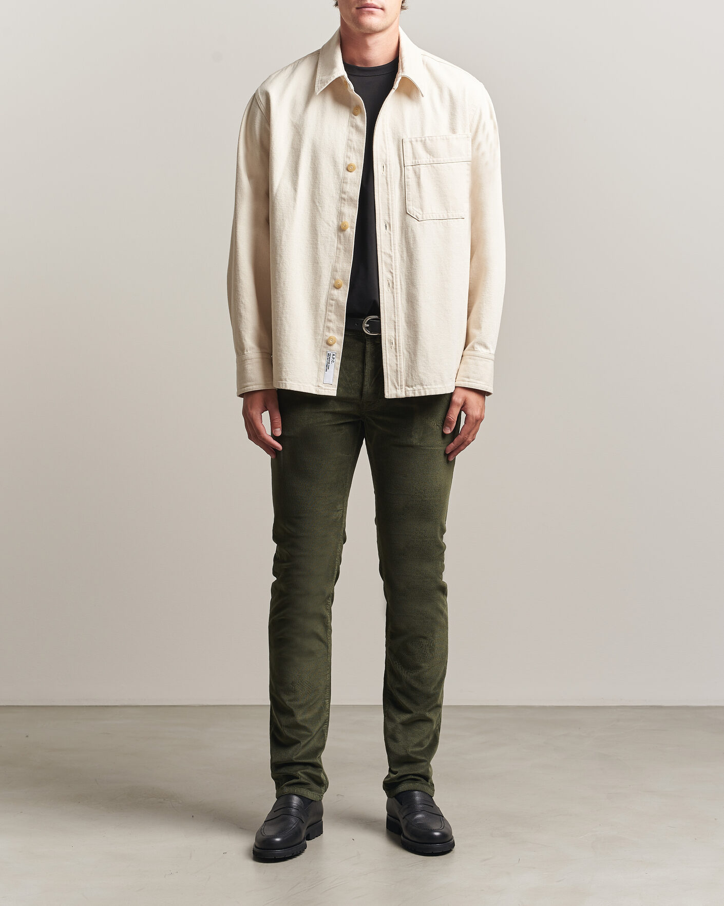Herren | Hosen | Jacob Cohën | Bard 5-Pocket Medium Corduroy Trousers Green