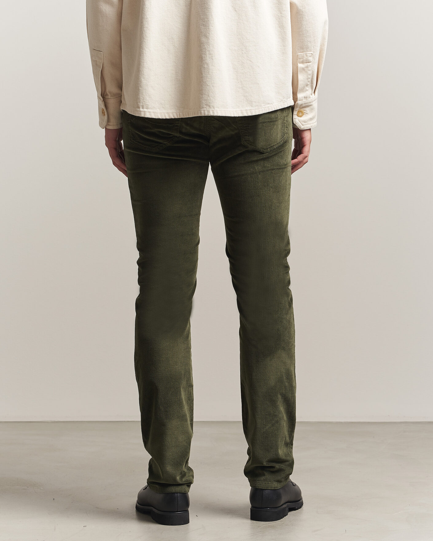 Herren | Hosen | Jacob Cohën | Bard 5-Pocket Medium Corduroy Trousers Green
