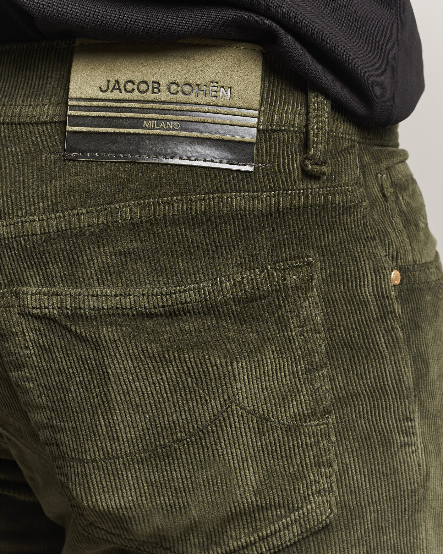 Herren | Hosen | Jacob Cohën | Bard 5-Pocket Medium Corduroy Trousers Green