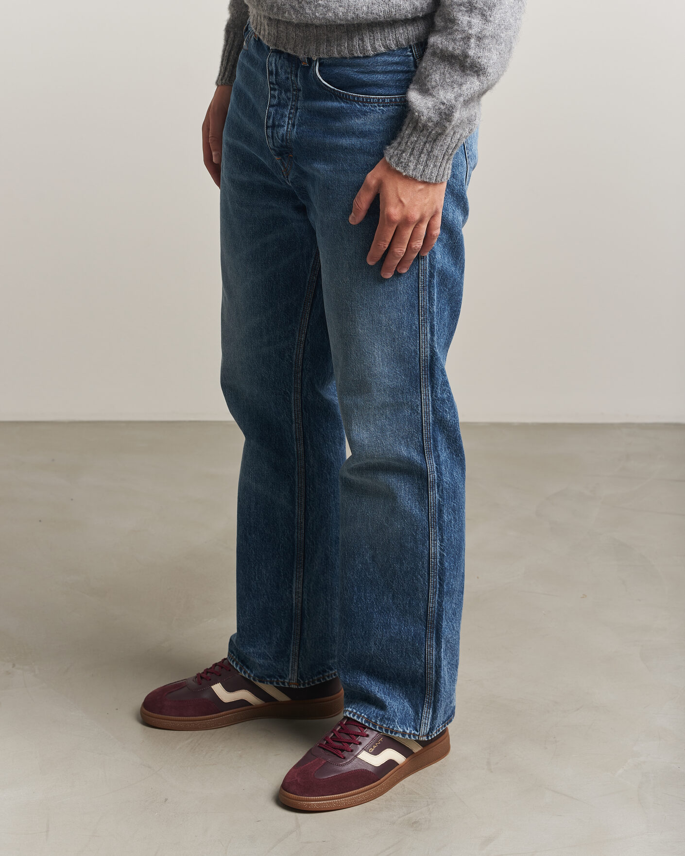 Herren | Sneaker | Gant | Cuzmo Leather/Suede Sneaker Port Wine