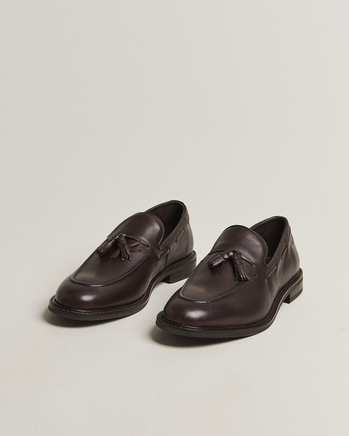 Herren | Loafer | Gant | Lozham Leather Tassle Loafer Dark Brown